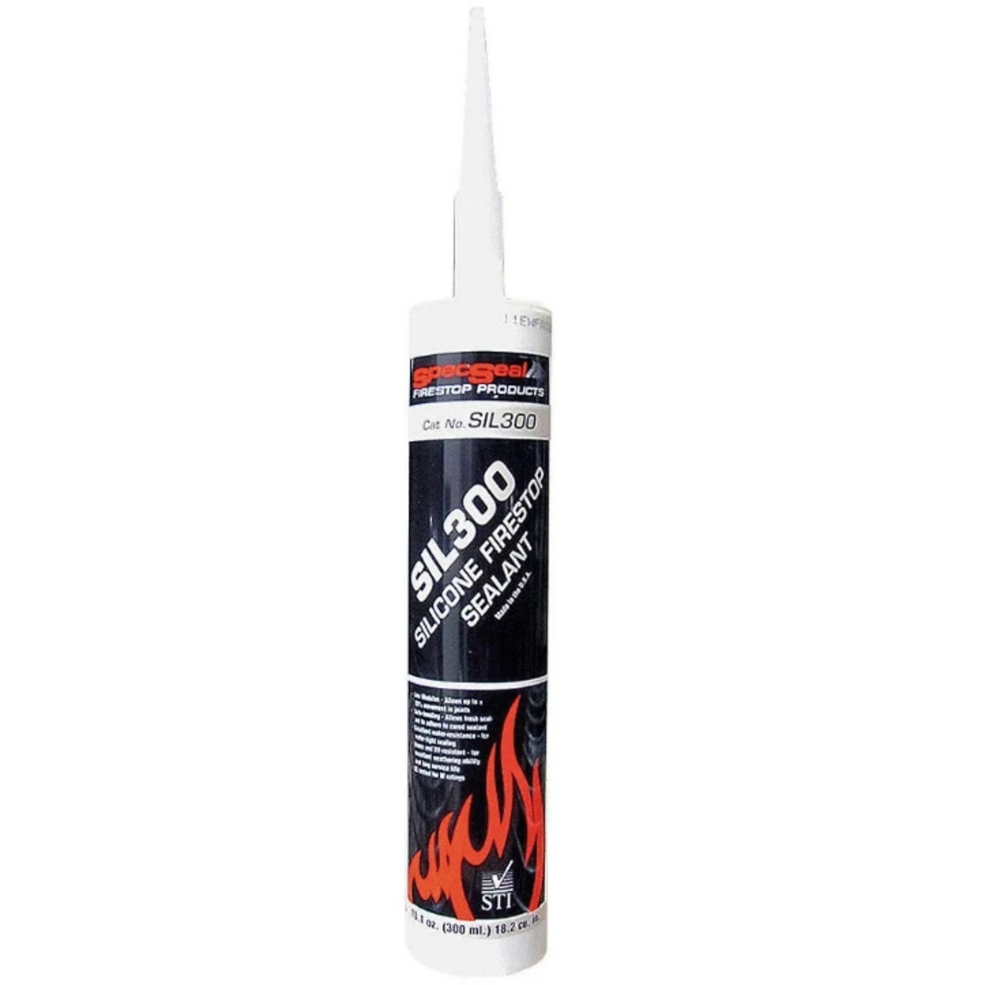 STI SIL300 Silicone Non-Sag Firestop Sealant Limestone 10.1 oz Cartridge, 24PK