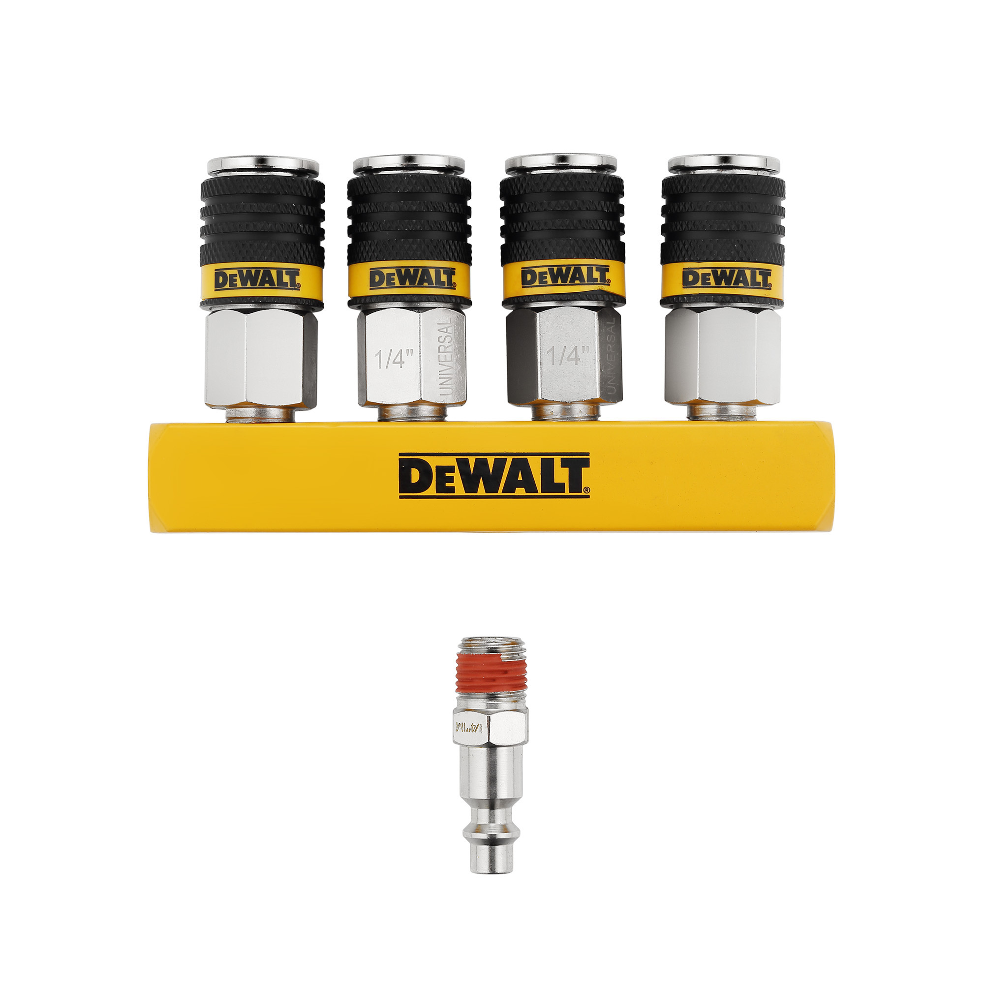 DEWALT 4-Way Straight Air Manifold, Model# DXCM041-0120