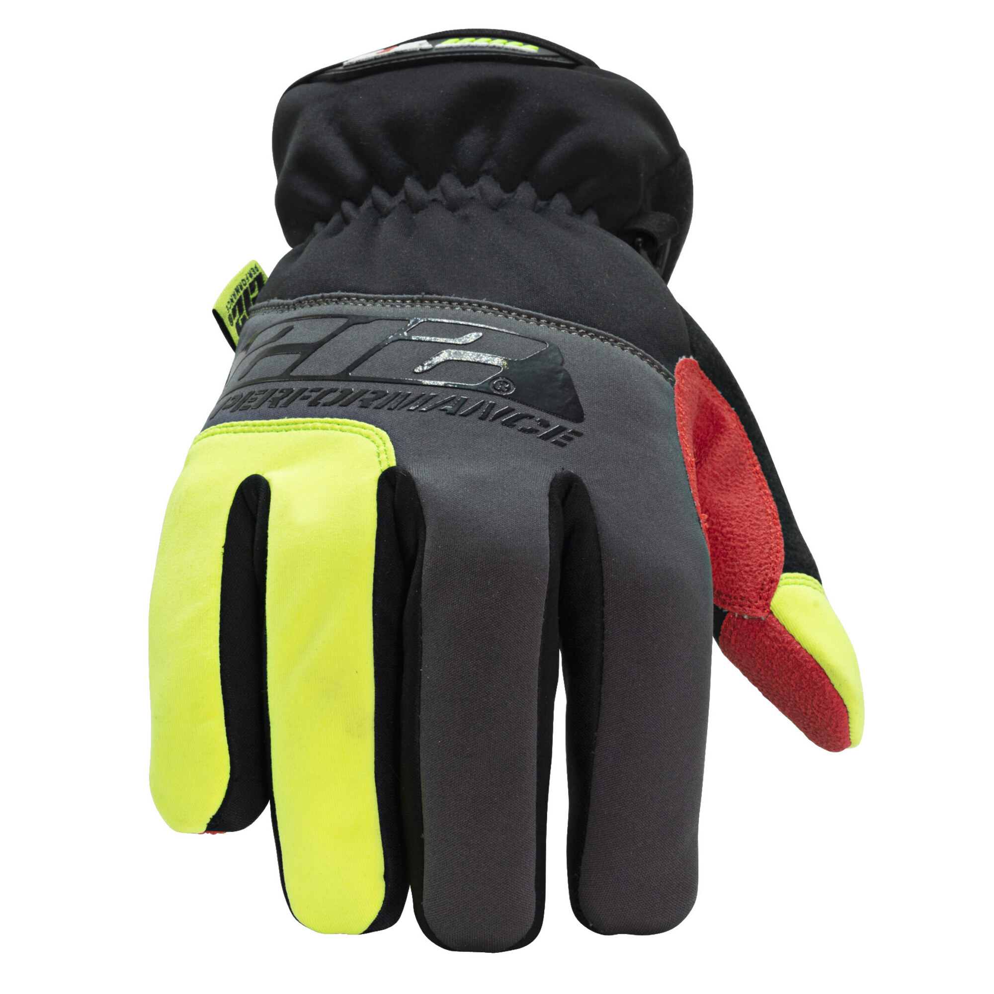 212 Performance Waterproof Fleece Lined Cut Resistant Tundra Winter Work Gloves in Gray, Red, Black and Yellow, X-Large TUNFWC5-0611