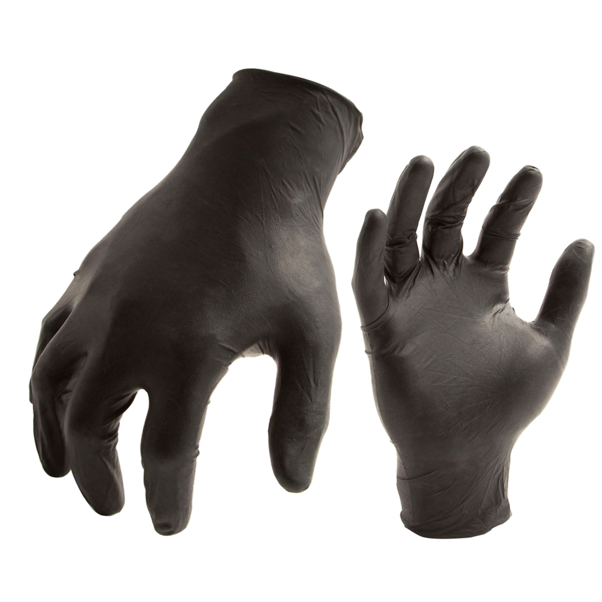 212 Performance Disposable Black Nitrile Gloves (Latex Free), X-Large (100 Count) NTG-05-011