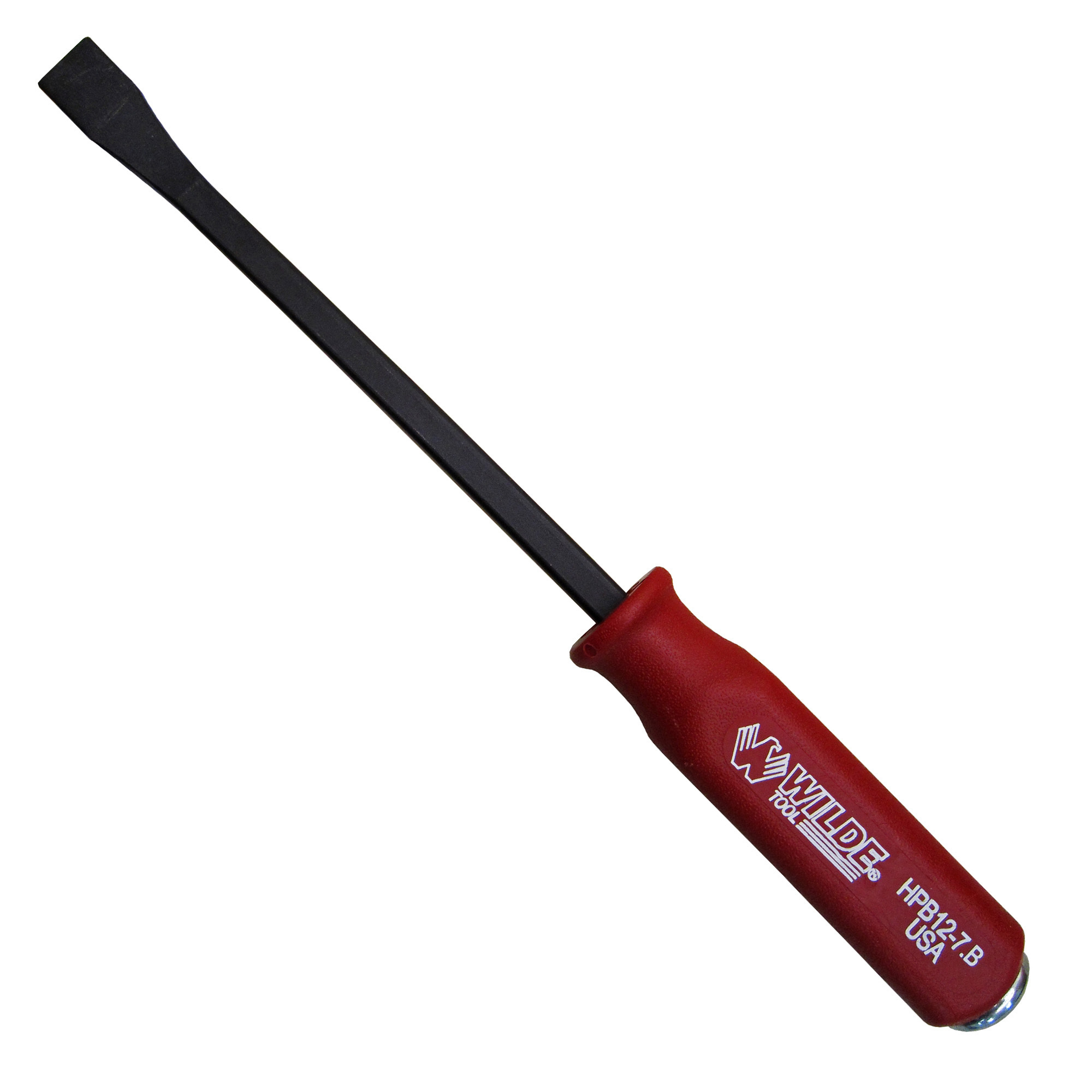 Wilde Tool 12" Hard Cap Pry Bar w/Handle, Model # HPB12-7.B/HT HC