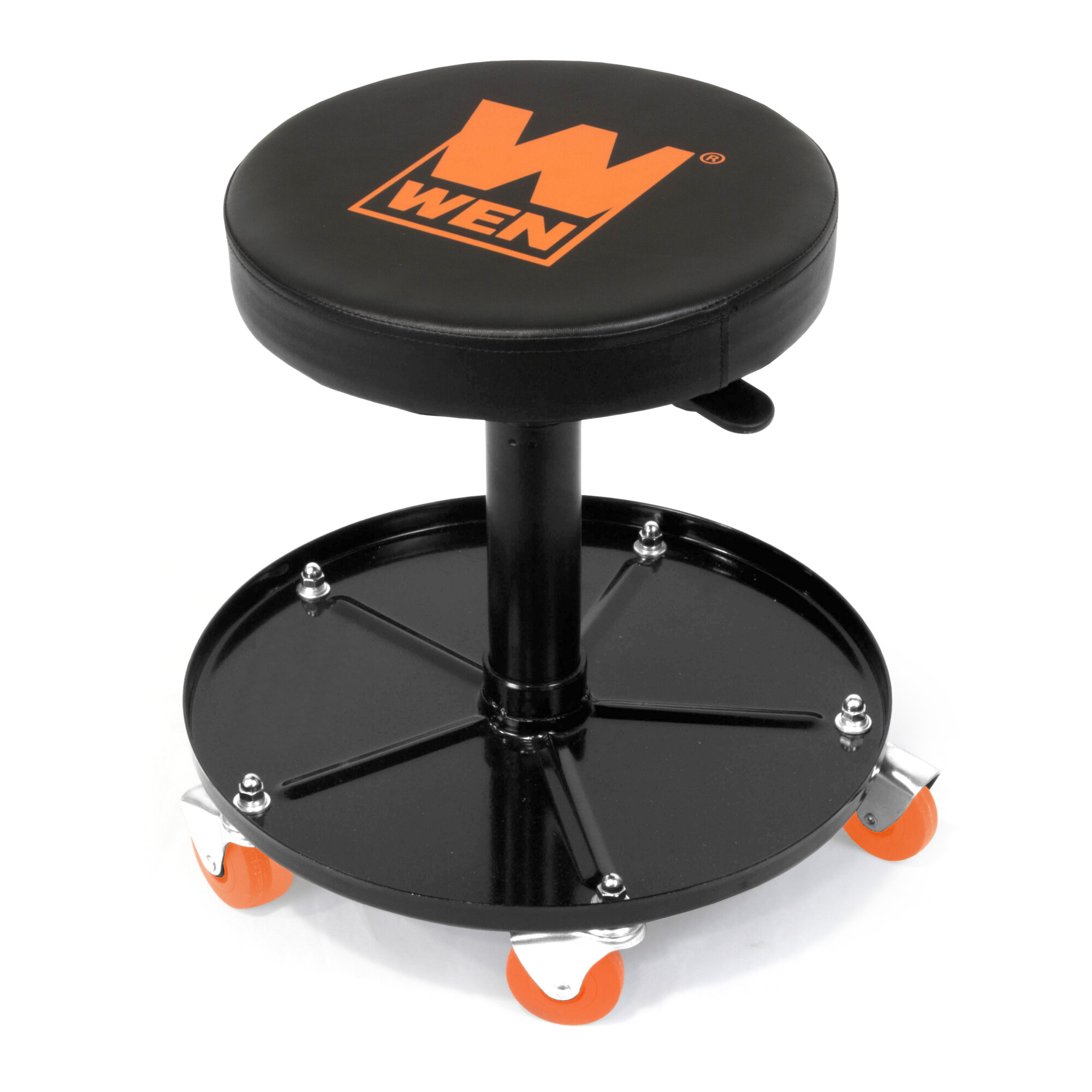 WEN 73012T 300 lb. Capacity Pneumatic Rolling Mechanic Stool