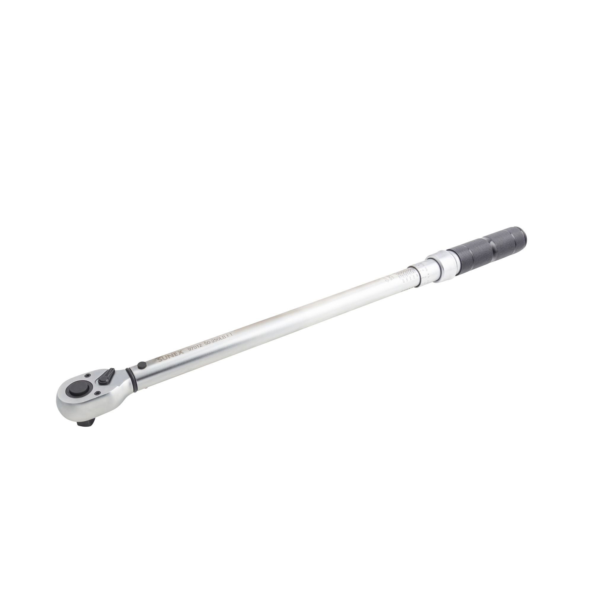 SUNEX TOOLS, Model #97012, 1/2" Drive 50-250 FT-LB Torque Wrench reversable 45Tooth
