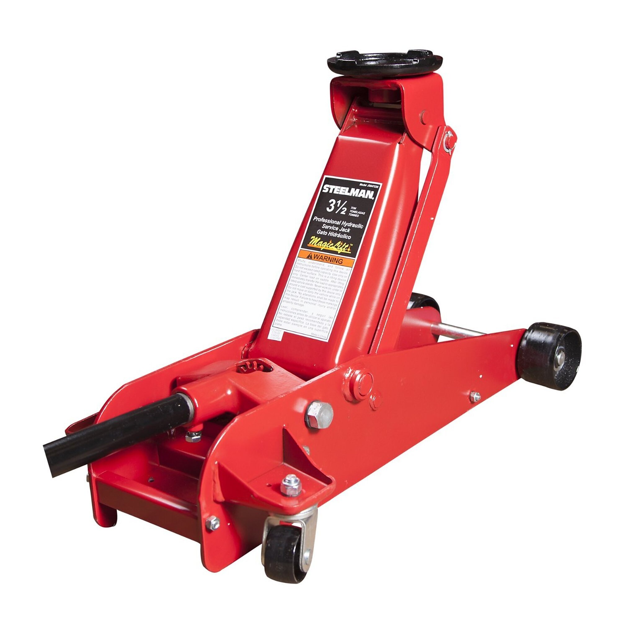 STEELMAN Professional 3.5-Ton Capacity Roll-Around Hydraulic Service Jack, Model# JS647530