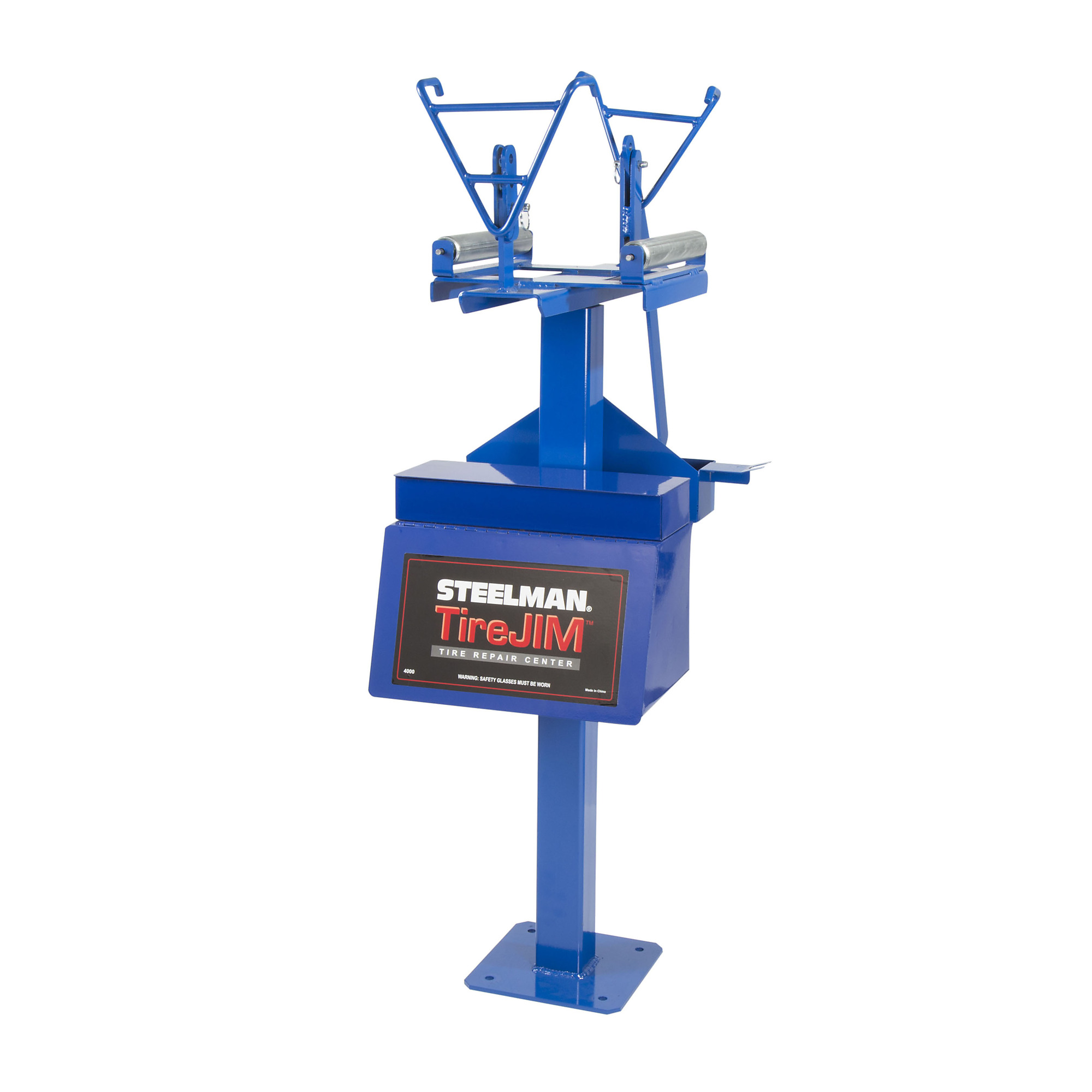 STEELMAN All-in-One Tire Jim Flat Repair Station with Roller Head Assembly, Model# 97743