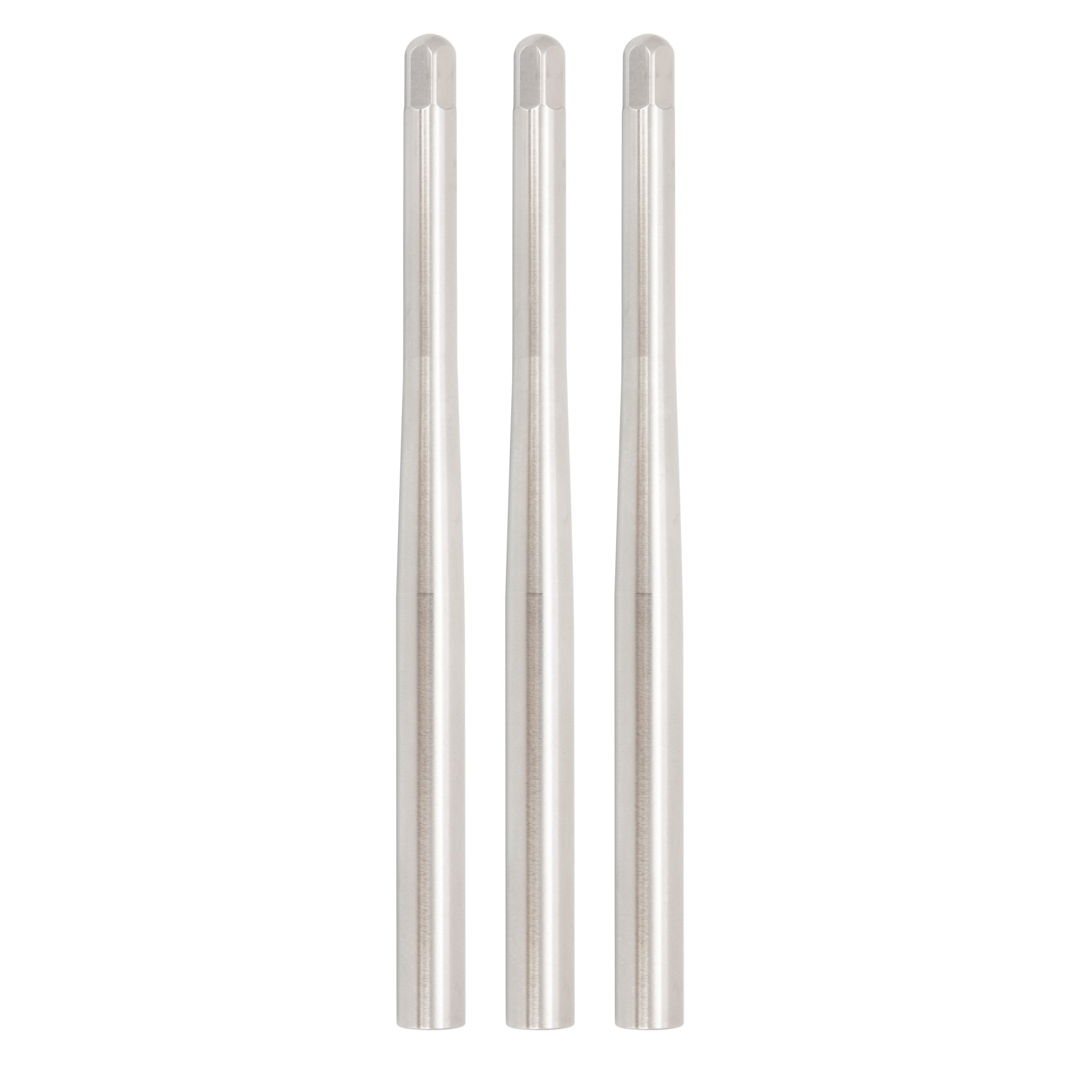 STEELMAN 3-Piece Stainless Steel Female M12 x 1.5 Hex End Extra Long Wheel Hanger and Lug Guide Tool Set, Model# 61011