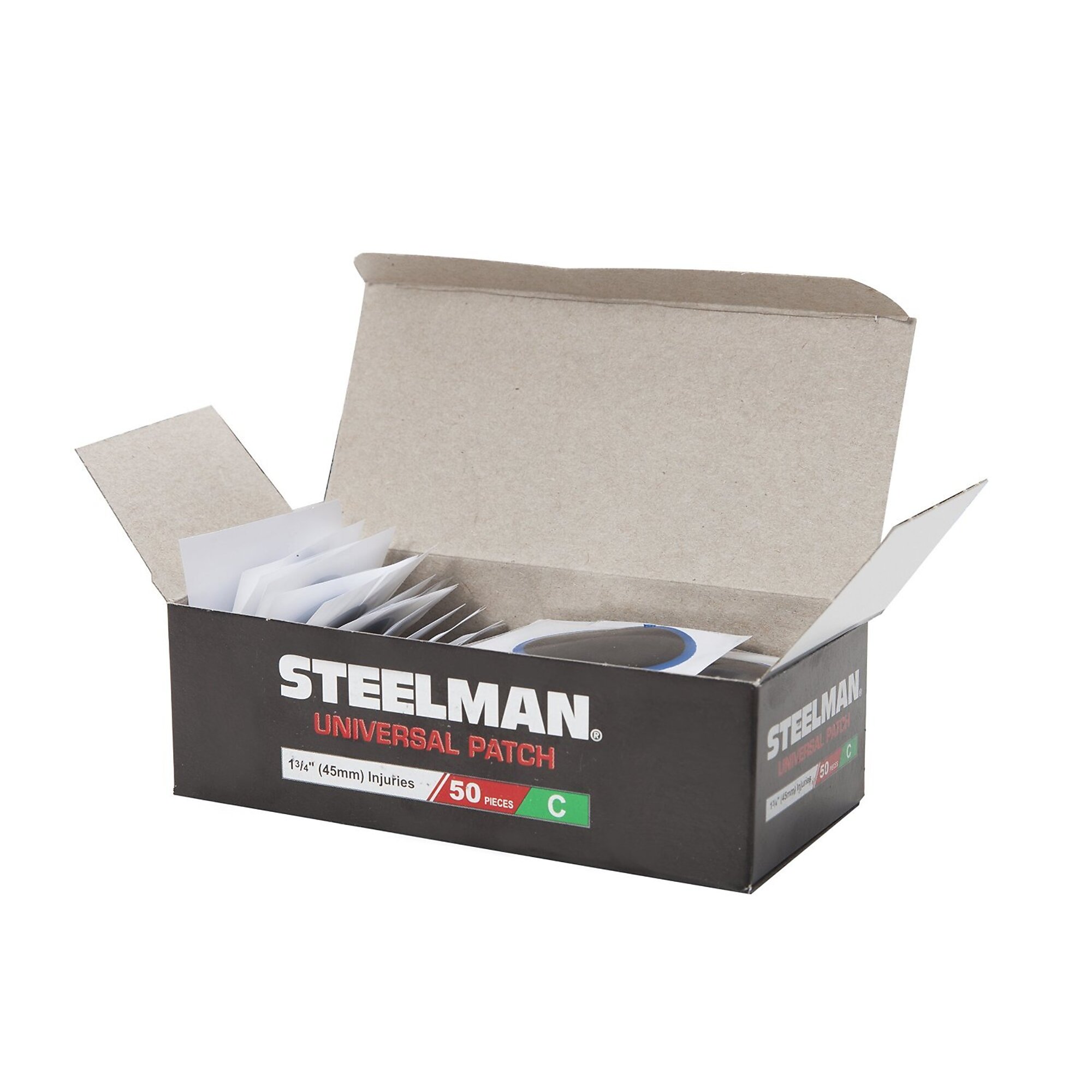 STEELMAN 1-3/4-Inch Universal Tire Repair Patch, Box of 50, Model# JSRG6