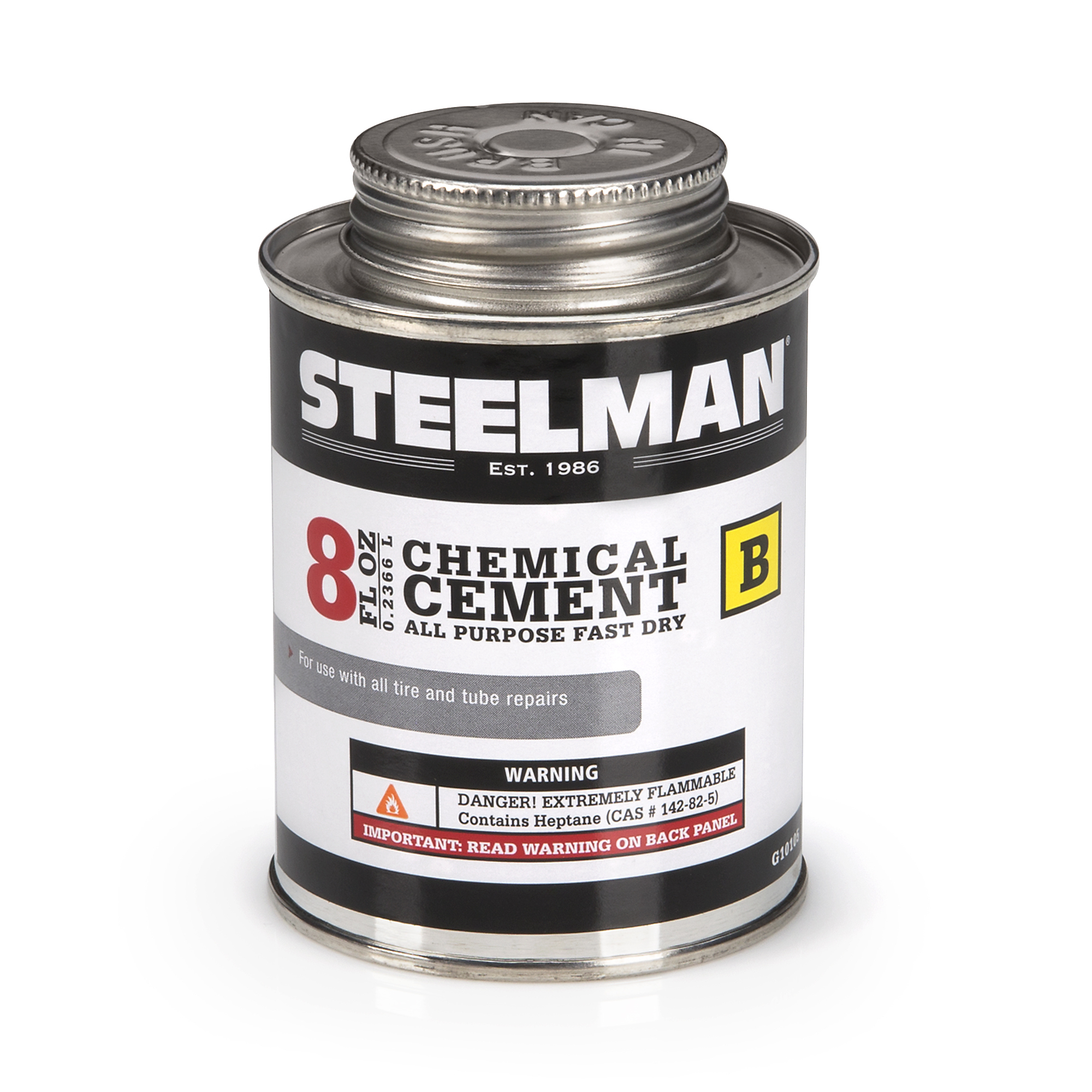 STEELMAN Chemical Vulcanizing Cement - 8oz., Model# G10105