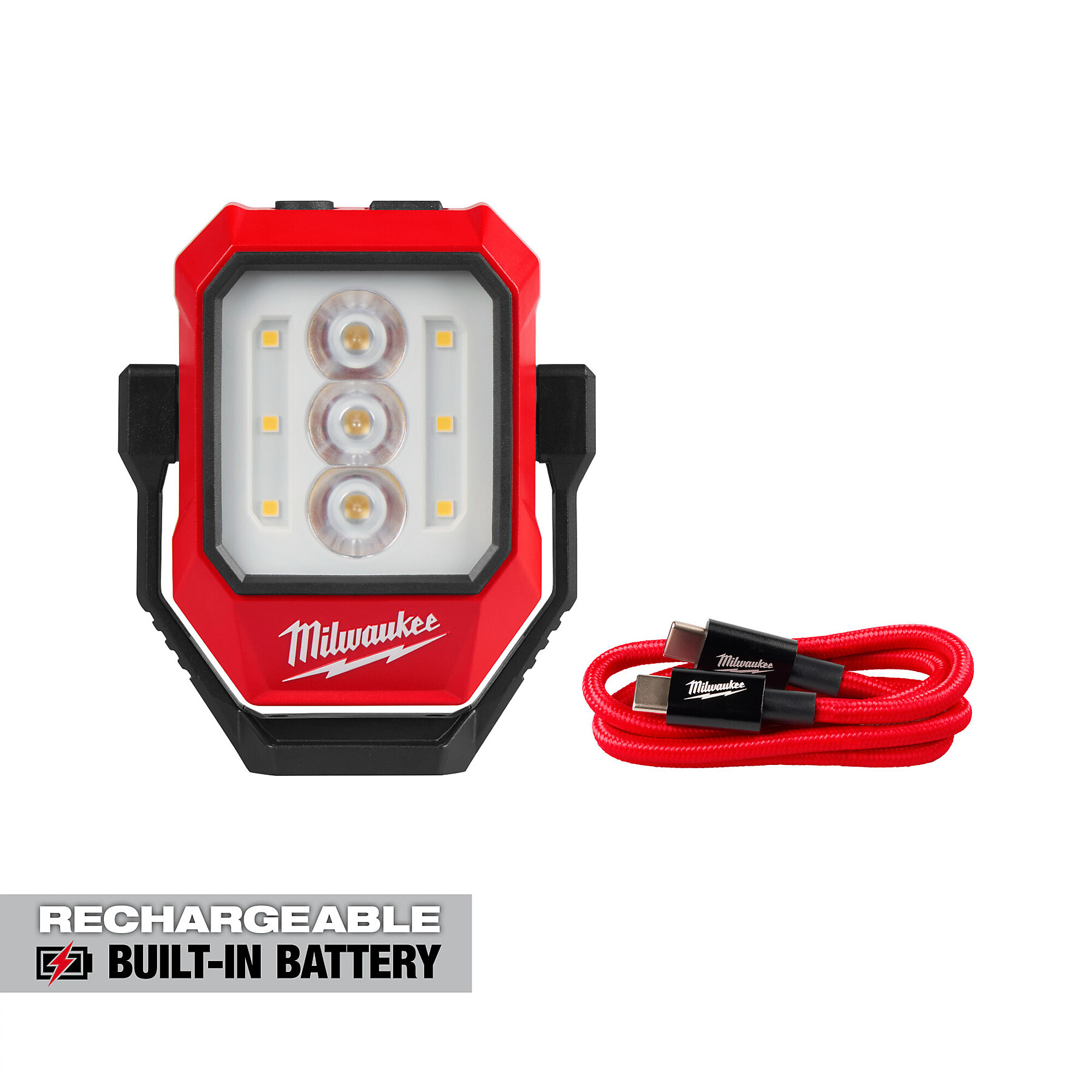 Milwaukee® Rechargeable Pivoting Task Light w/ Spot Mode, Model# 2015R