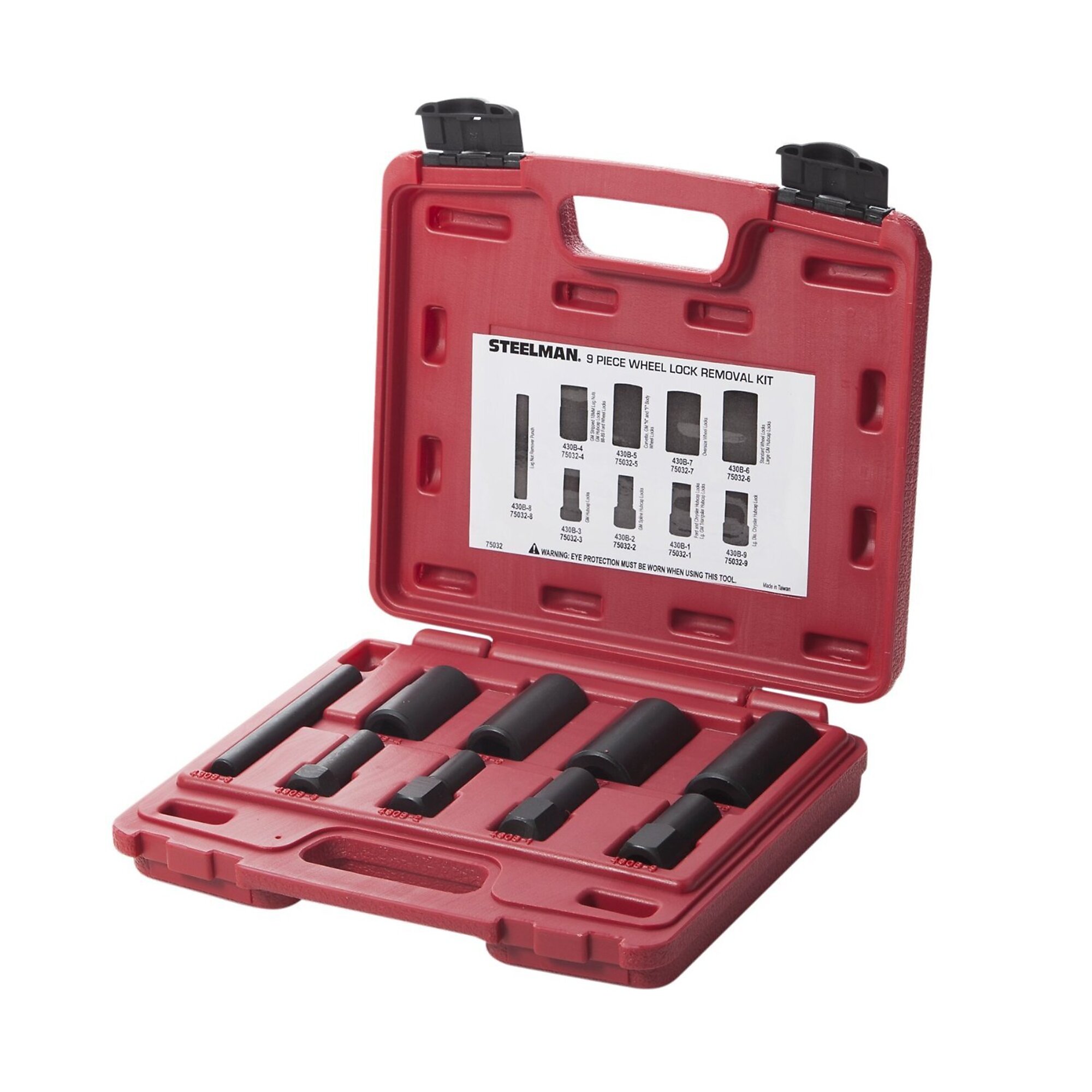 STEELMAN 9-Piece Hubcap and Wheel Lock Removal Kit, Model# 75032