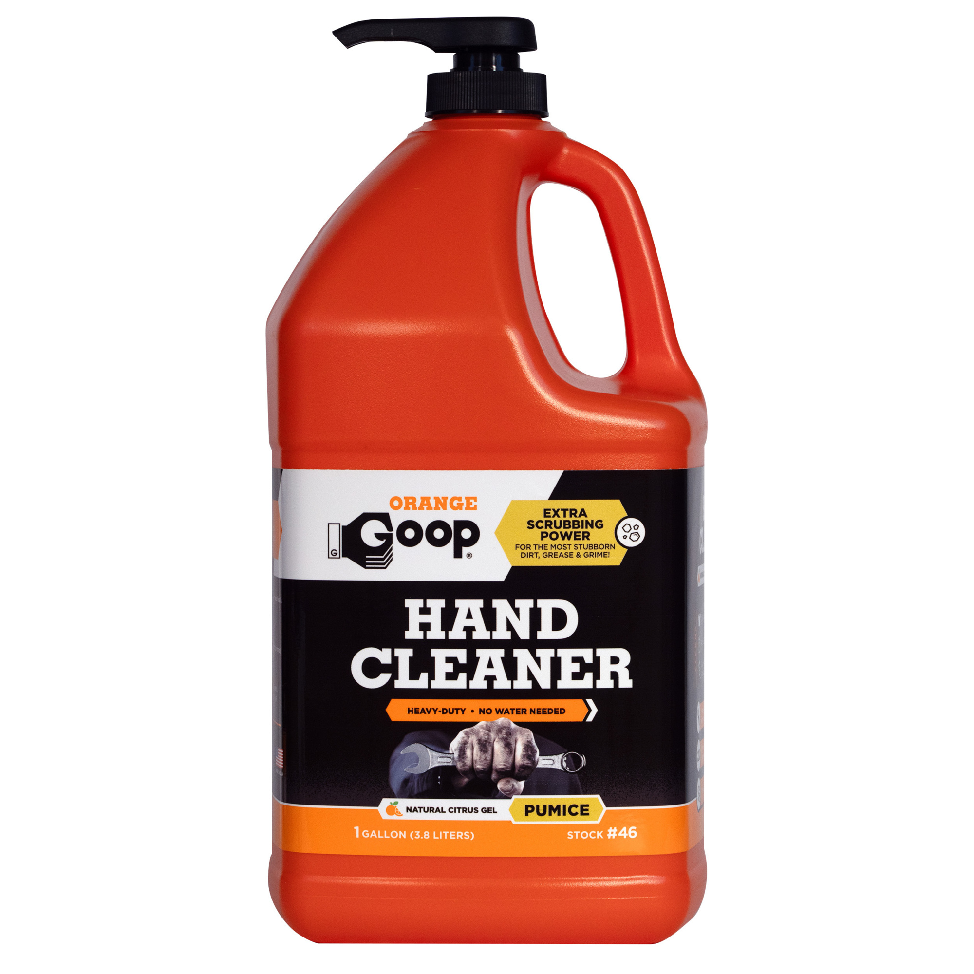 Orange Goop Liquid with Pumice 1G Bottle with Pump