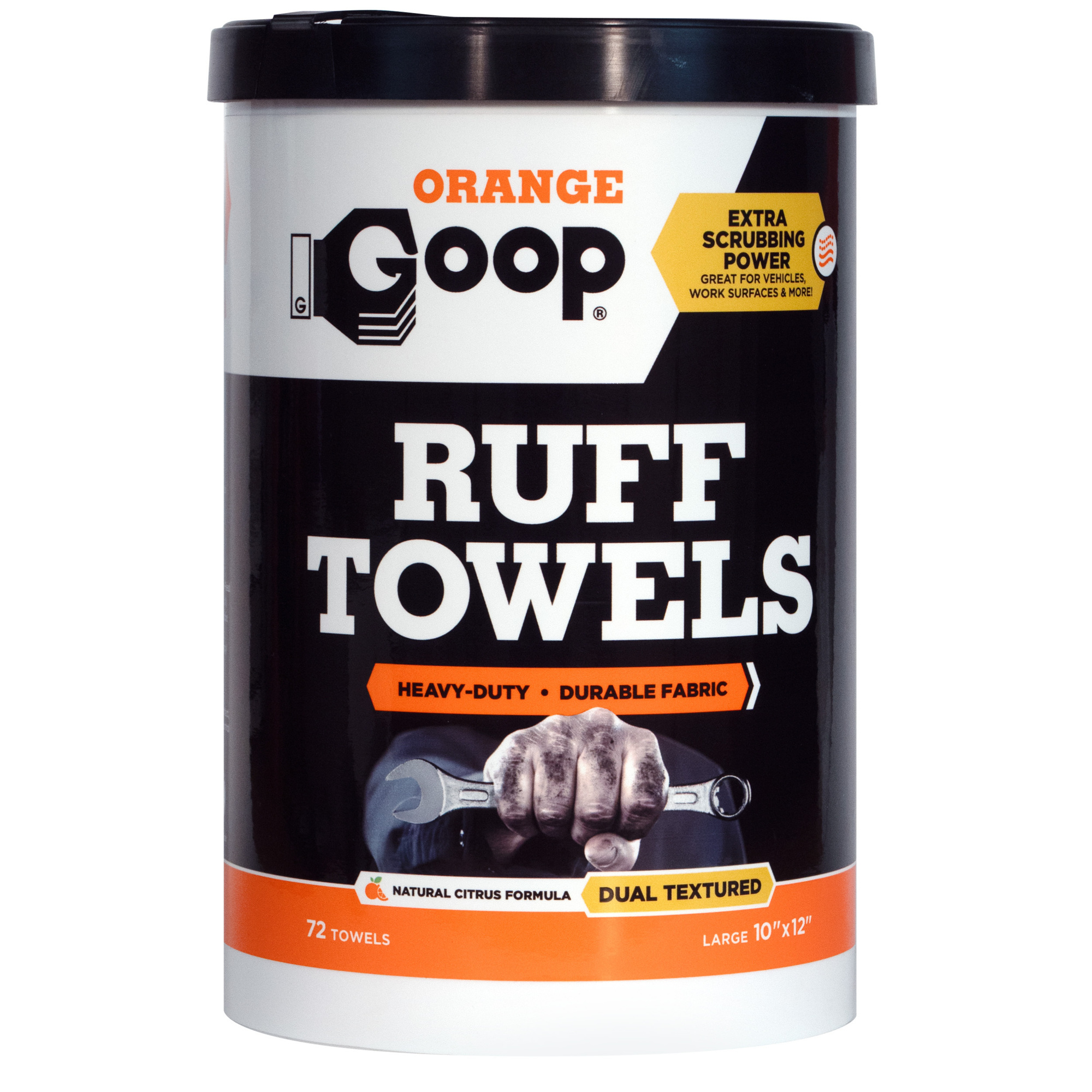 Orange Goop Ruff Towels 72 ct. Canister