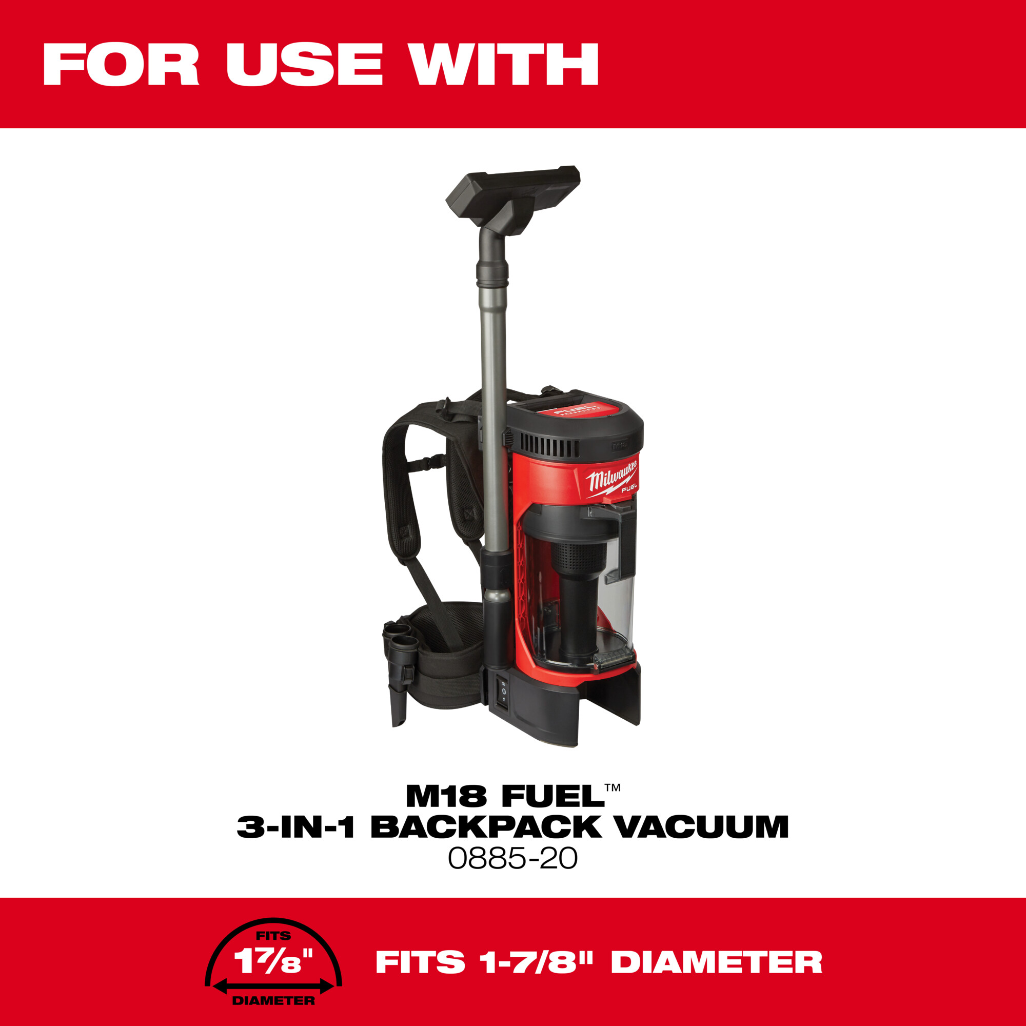 Milwaukee m18 vacuum online accessories