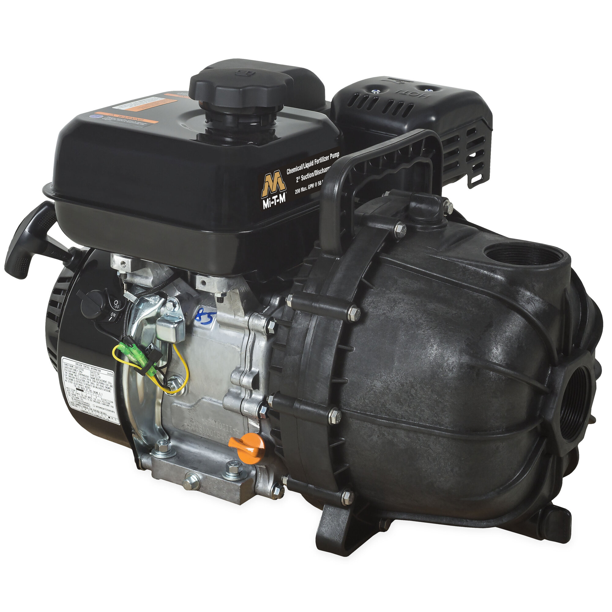 Mi-T-M Chemical/Liquid Fertilizer Pump 2-Inch, WTP-F02-1MGM