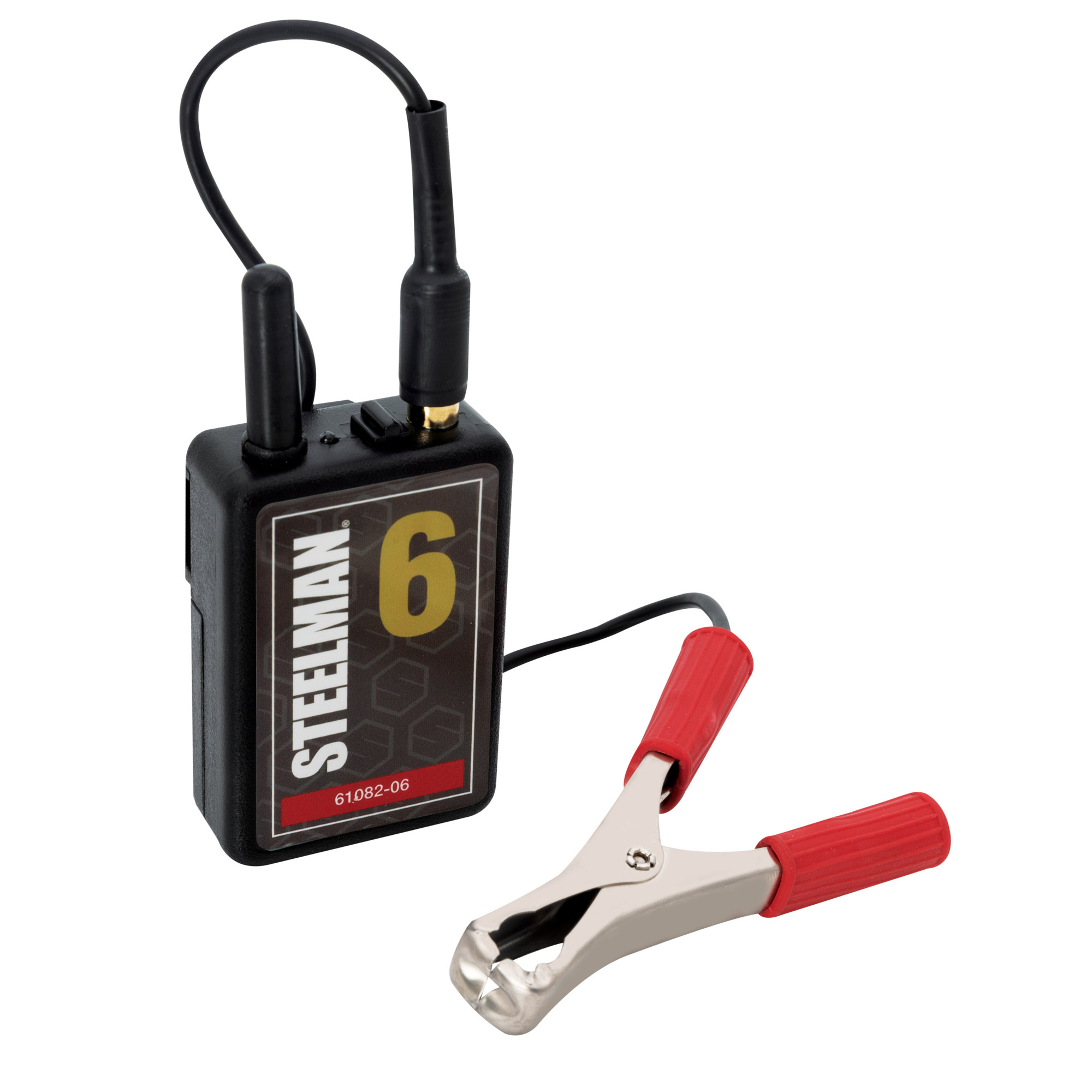 STEELMAN Wireless ChassisEAR Transmitter #6 with Piezoelectric Clamp Microphone, Model#  61082-06