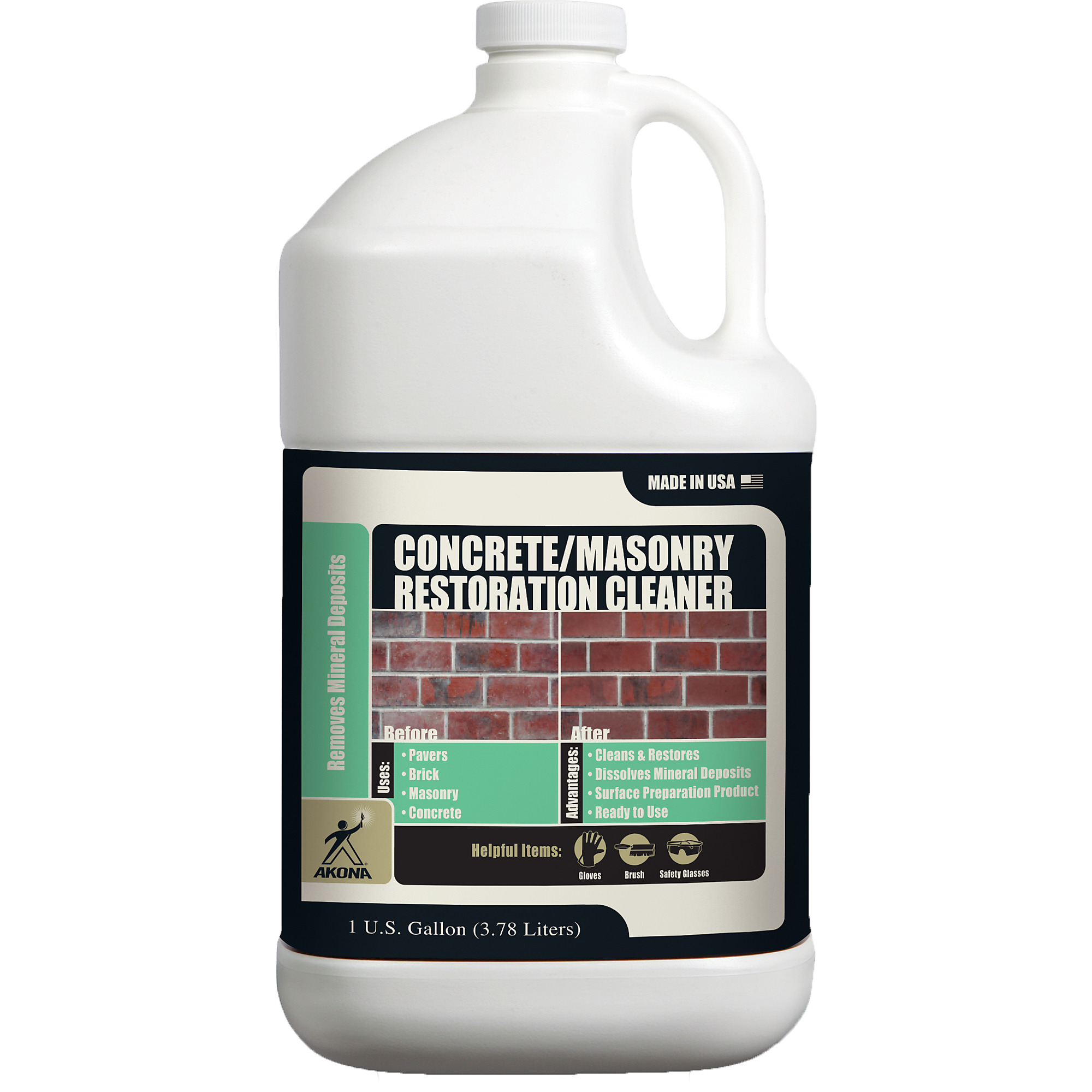 Akona Concrete/Masonry Restoriation Cleaner, 1 Gal., Model #102652