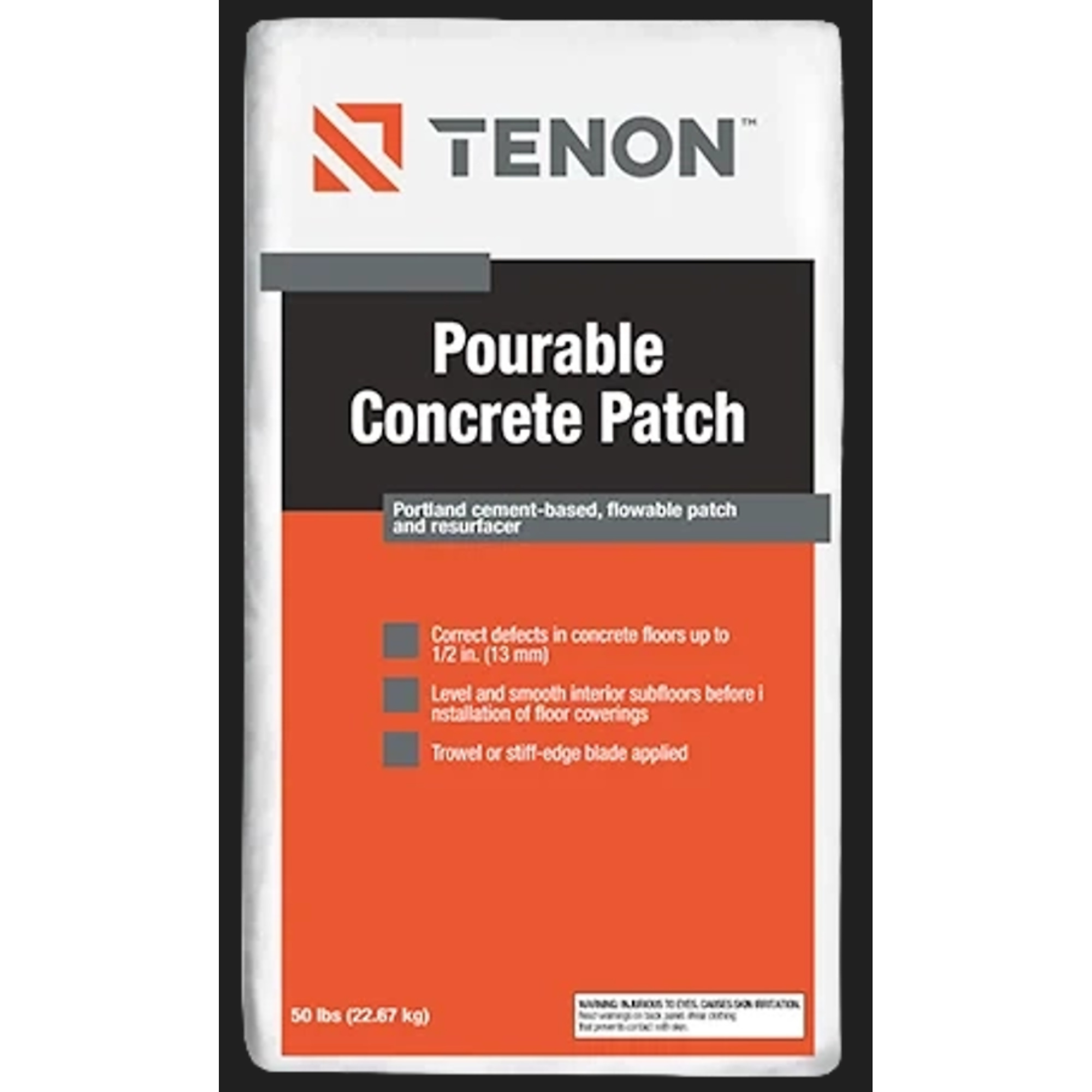 Tenon Pourable Concrete Patch, 50 Lbs., Model #120672