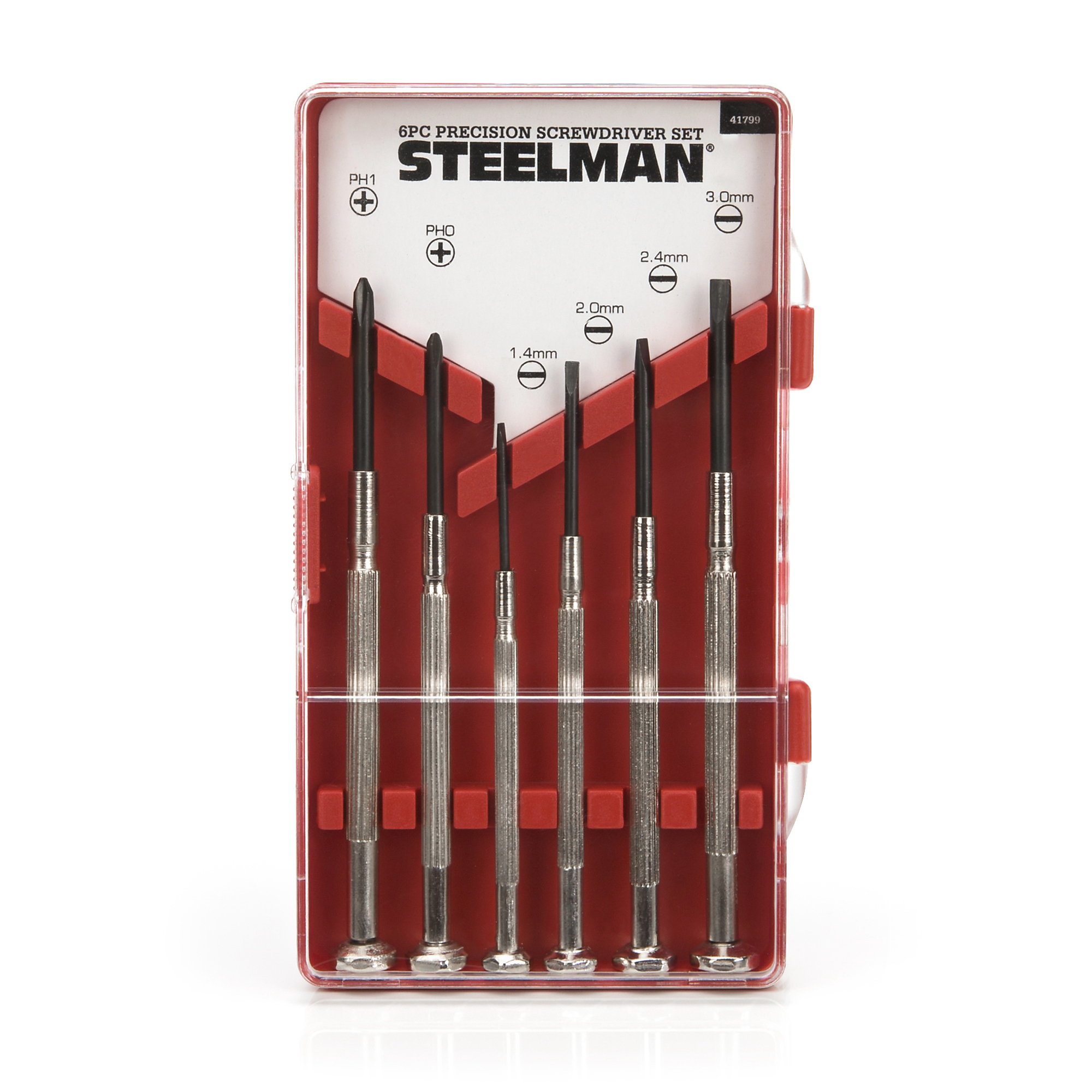 STEELMAN Precision Steel Shaft Screwdriver Set, 6-Piece, Model# 41799