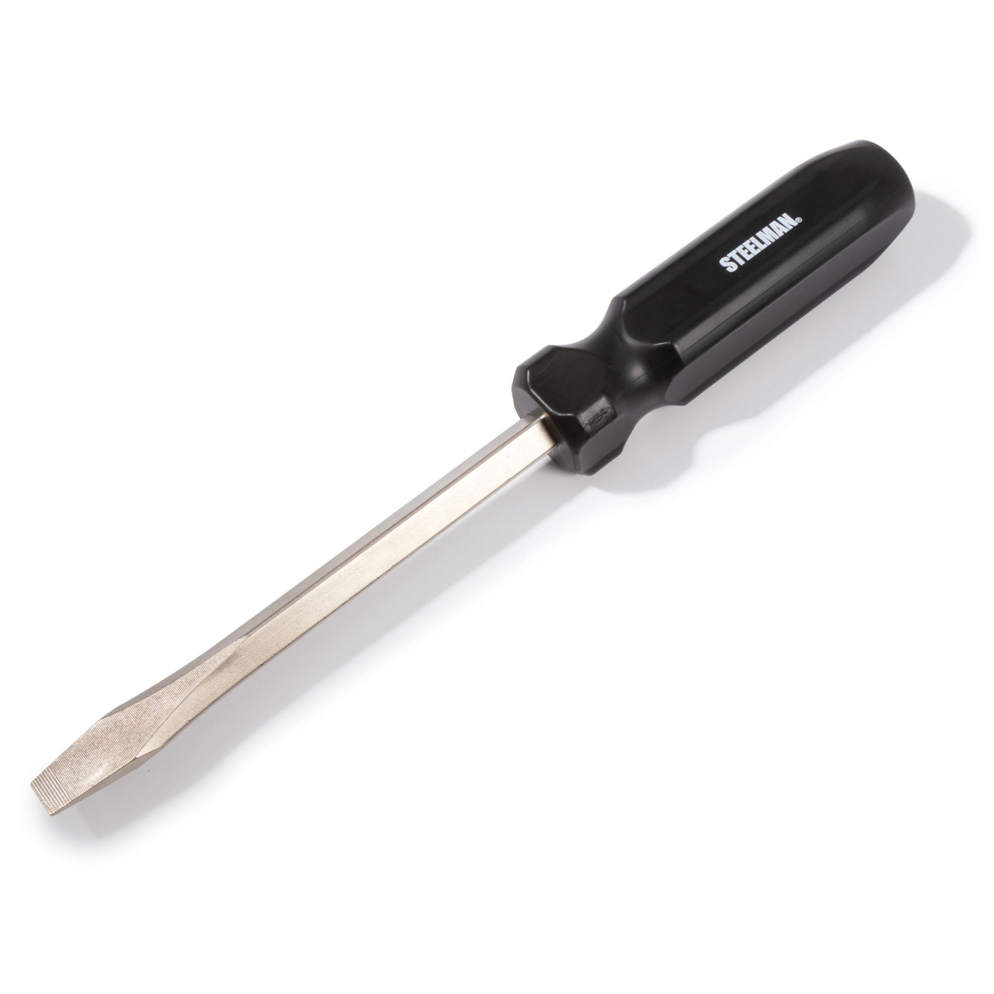 STEELMAN 3/8-Inch x 6-Inch Slotted Tip Screwdriver with Fluted Handle, Model# 31044-KH