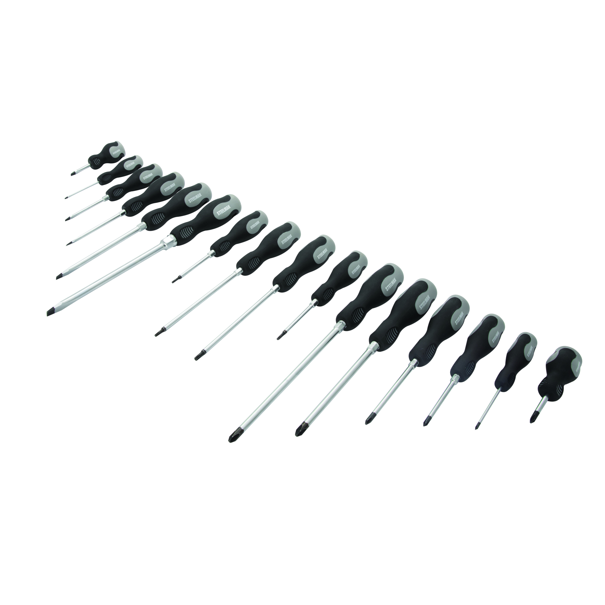 STEELMAN Slotted, Phillips, and Torx Screwdriver Set, 16-Piece, Model# 78460A