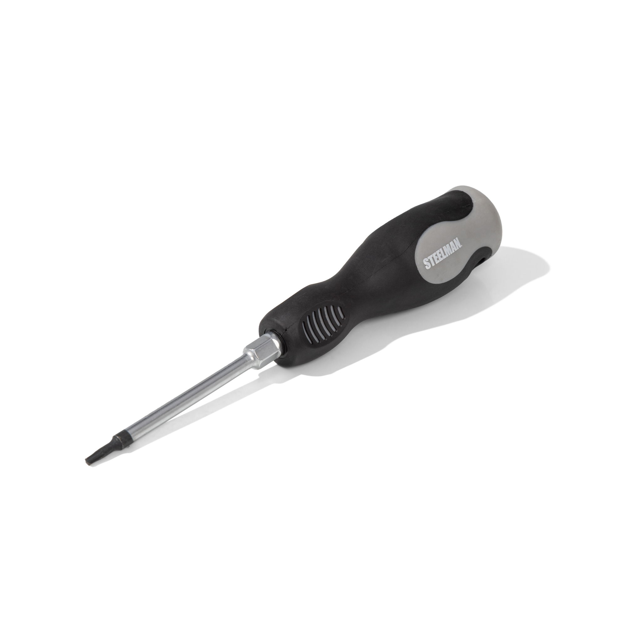 STEELMAN T10 x 3-Inch Star Tip Screwdriver with Comfort Grip Handle and Hex Bolster, Model# 78473A