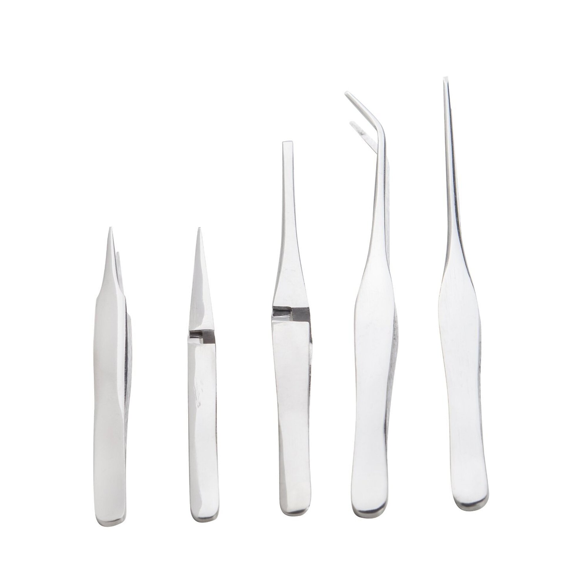 STEELMAN 5-Piece Utility and Precision Tweezer Set, Model# 05625