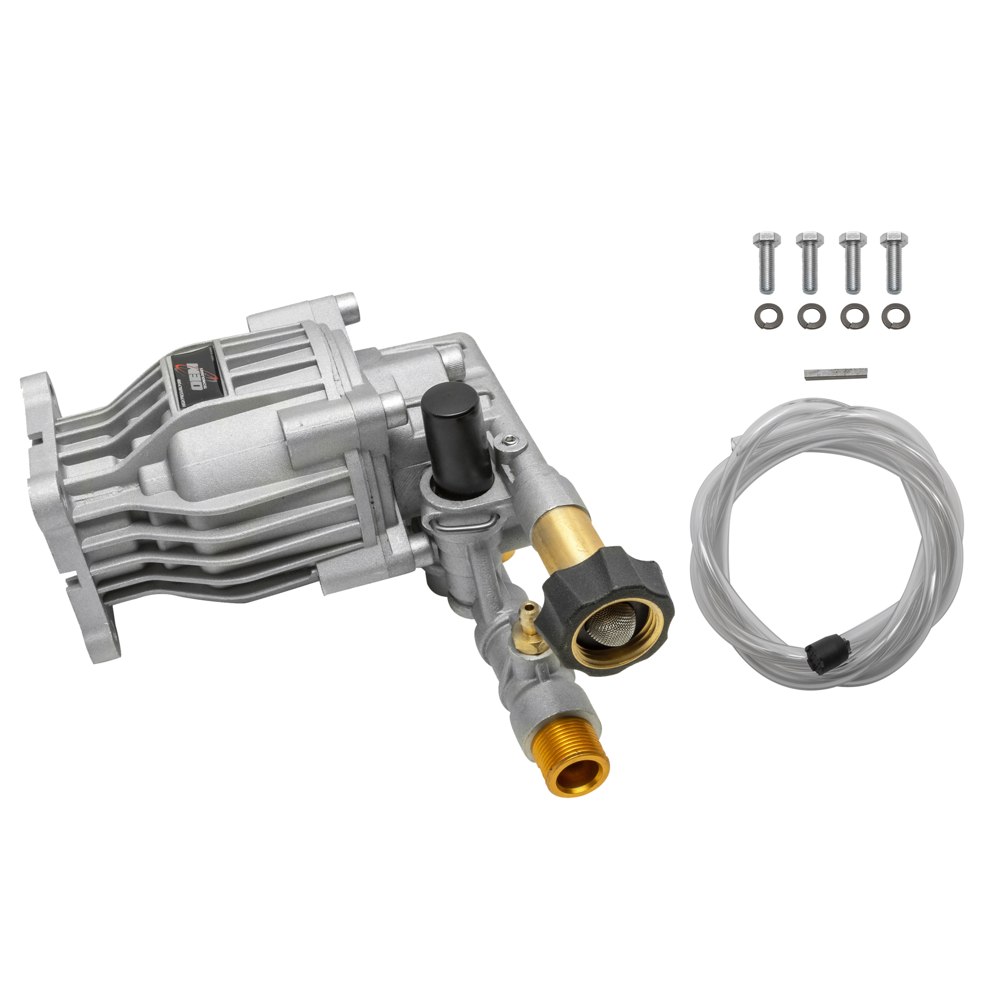 OEM Technologies Axial Cam Pump Kit, 3300 PSI, 2.4 GPM, 3/4" Horizontial Shaft Replacement Pump for Gas Pressure Washers