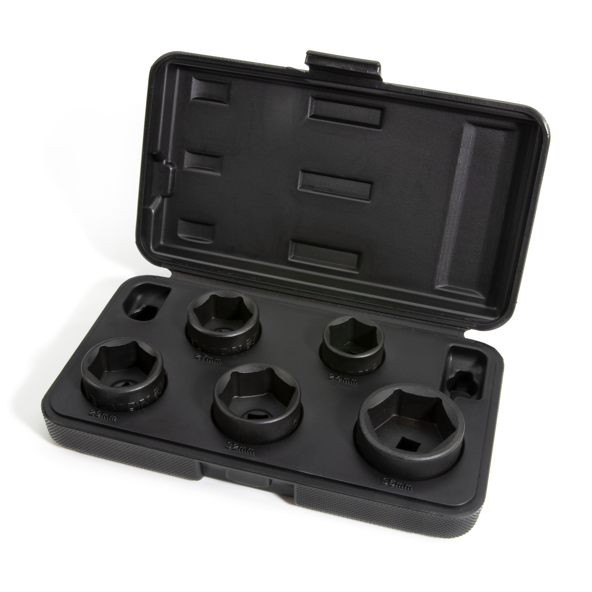 STEELMAN 5-Piece 3/8-Inch Drive Low Profile Oil Filter Socket Set, Model# 42275