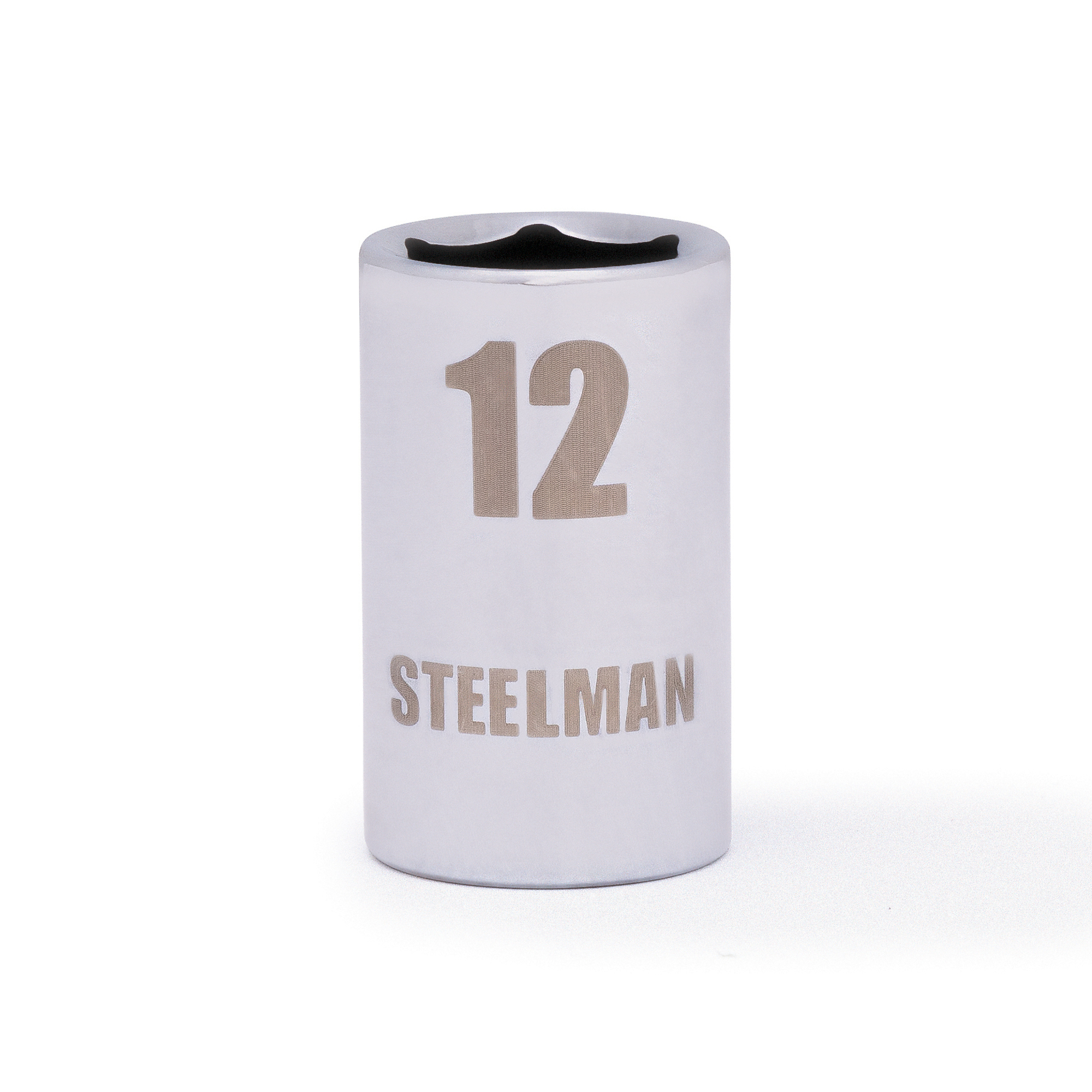 STEELMAN 3/8-Inch Drive x 12mm Shallow 6-Point Socket, Model# 78195