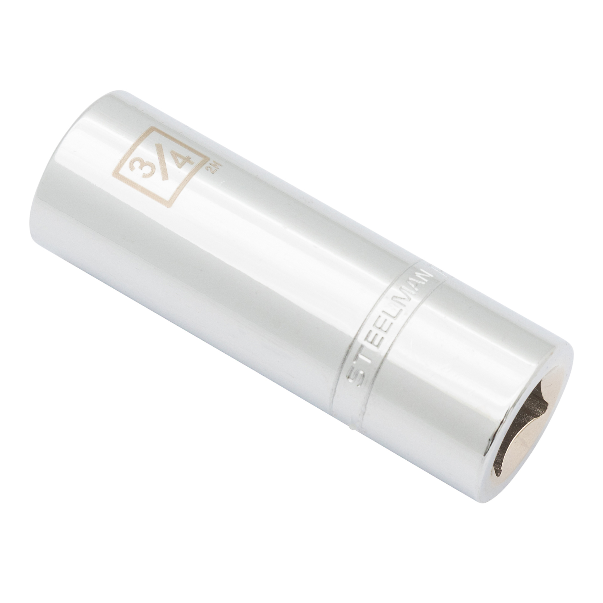 STEELMAN 1/2-Inch Drive x 3/4-Inch Deep 6-Point Socket, Model# 78435