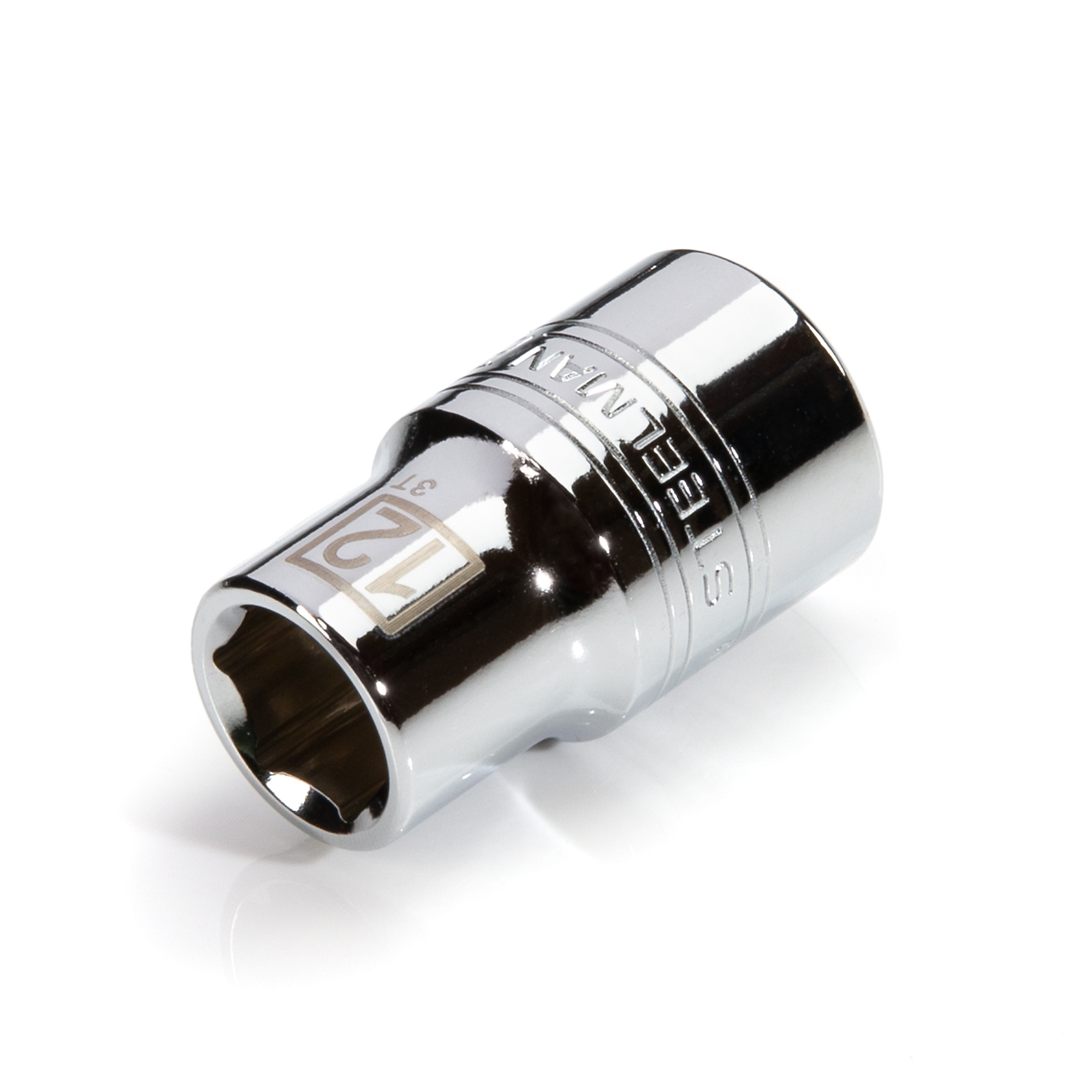 STEELMAN PRO 1/2-Inch Drive x 12mm 6-Point Metric Single Socket, Model# 78309