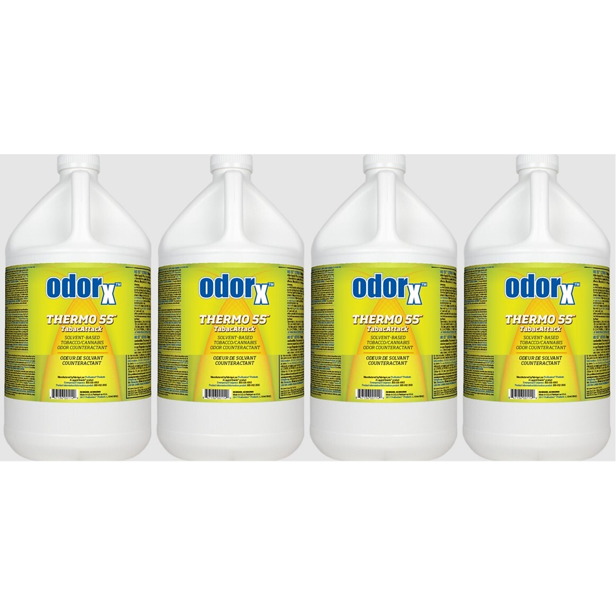ODORx, Thermo 55 – Tabac-Attack Case of Four 1 Gallon, Model # 119825