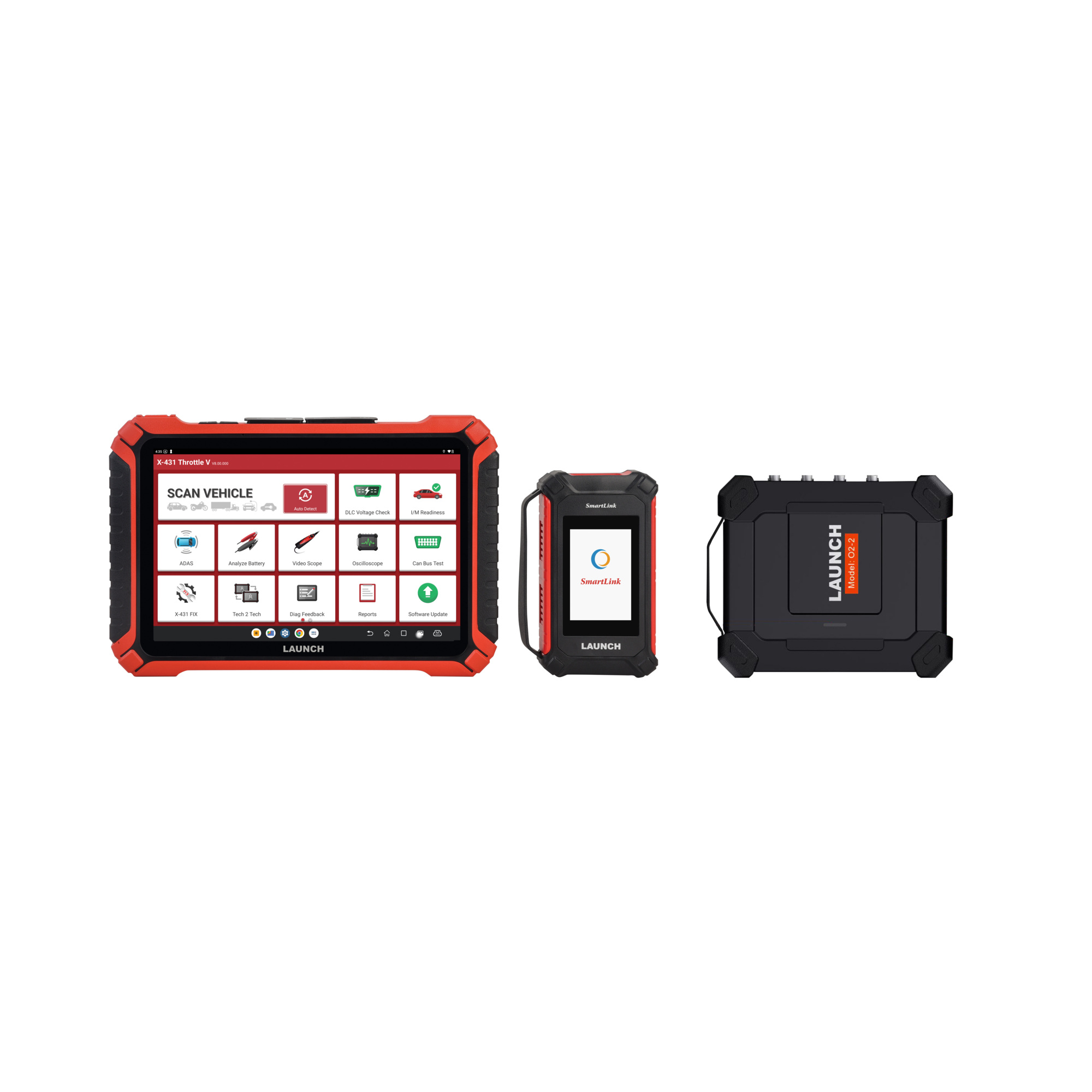 Launch X431 Throttle V with 4 Channel Scope