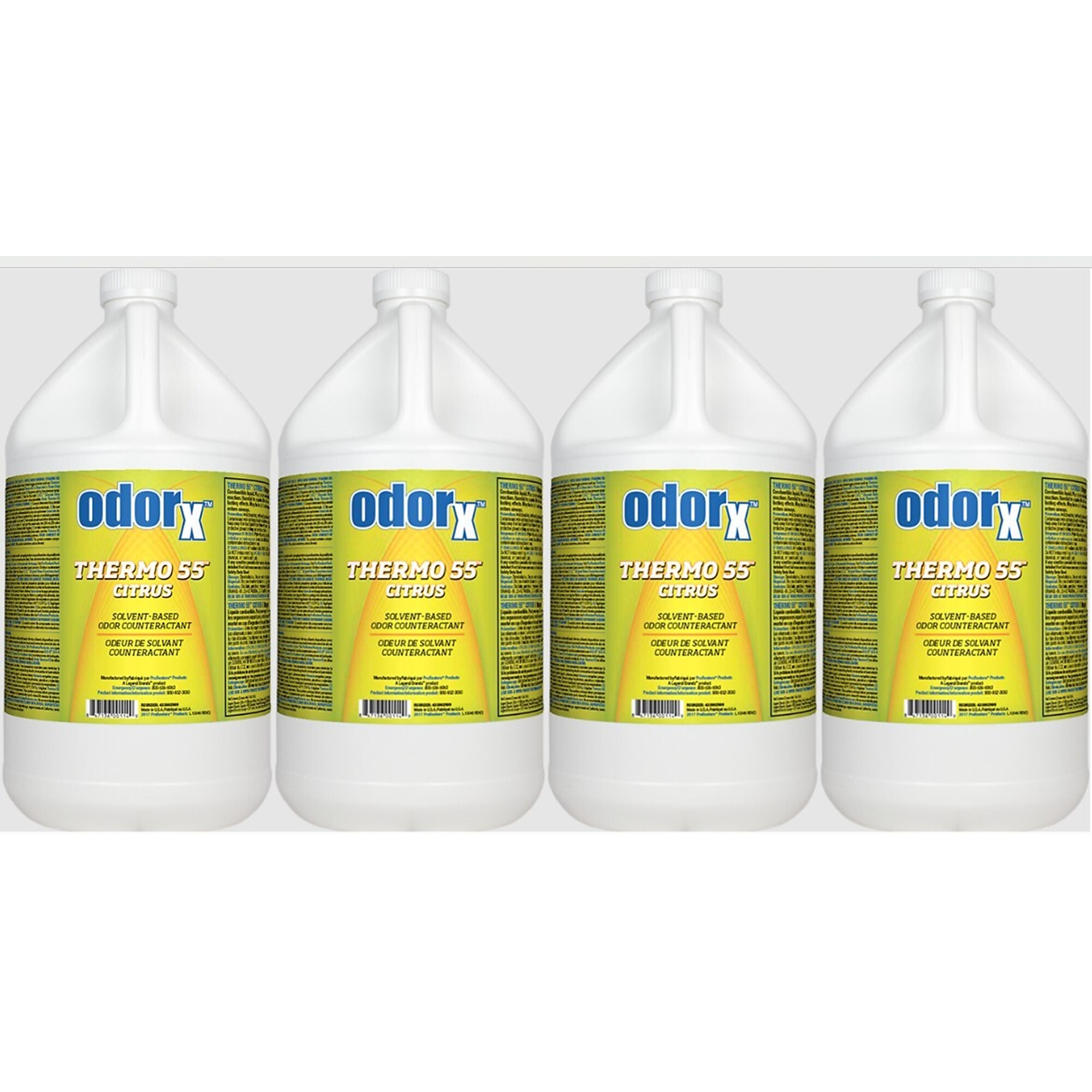 ODORx, Thermo 55 – Citrus-Lemon Case of Four 1 Gallon, Model # 115971