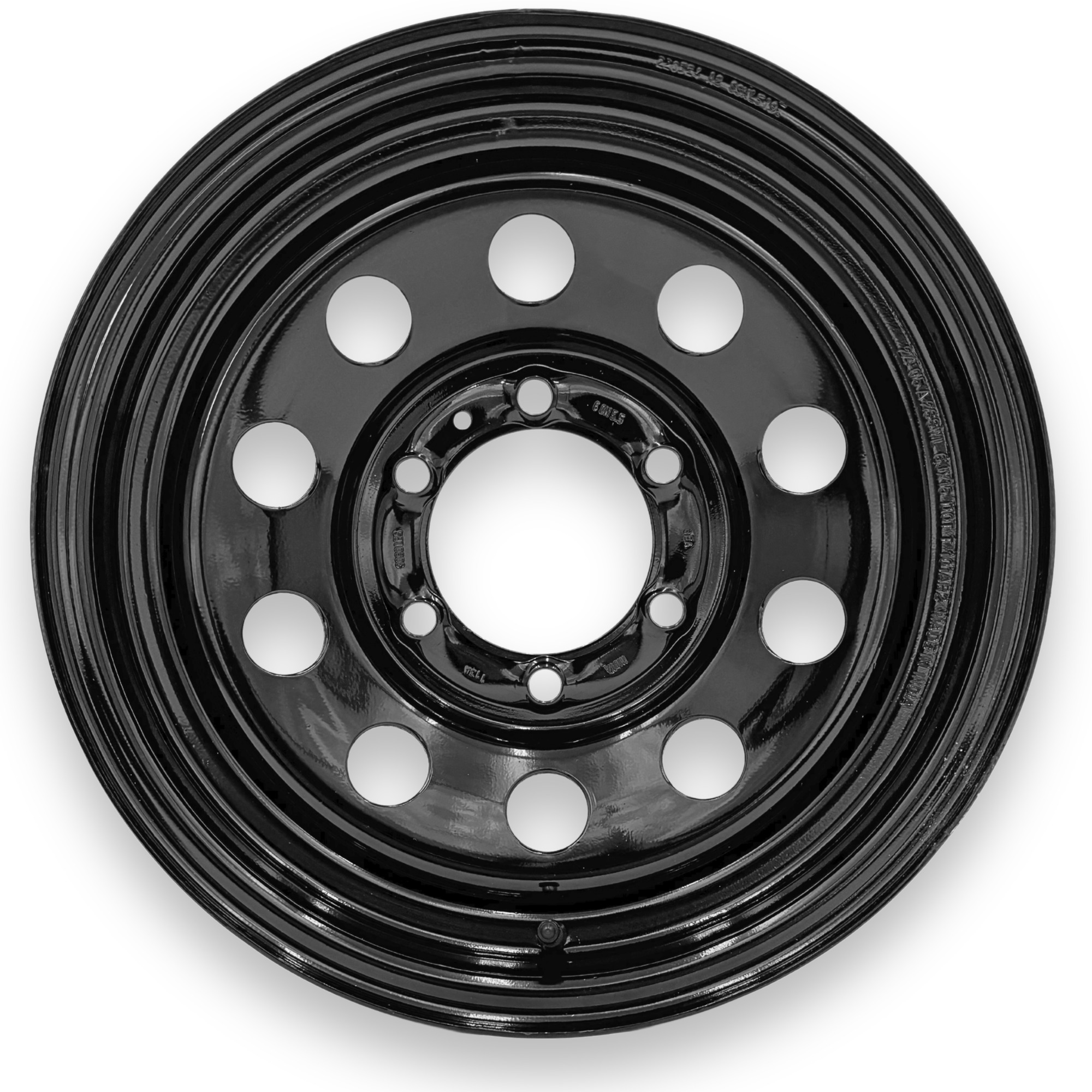 Steel Master 15x6 6 on 5.5 Bolt Modular Black