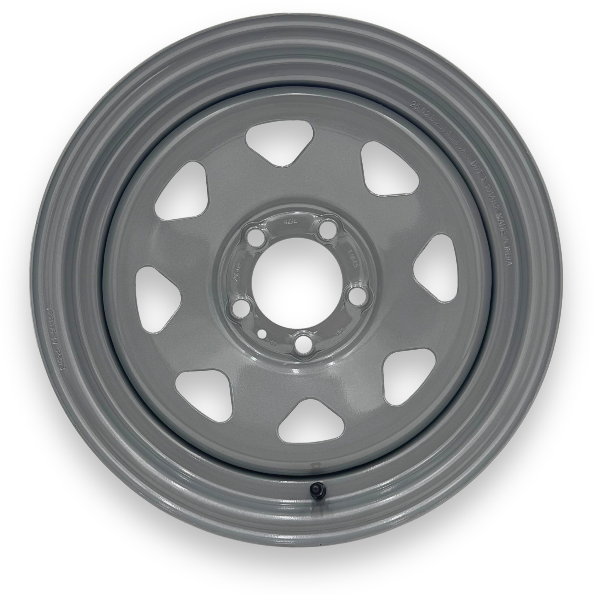 Steel Master 15x6 5 on 4.5 Bolt Eight Spoke Silver