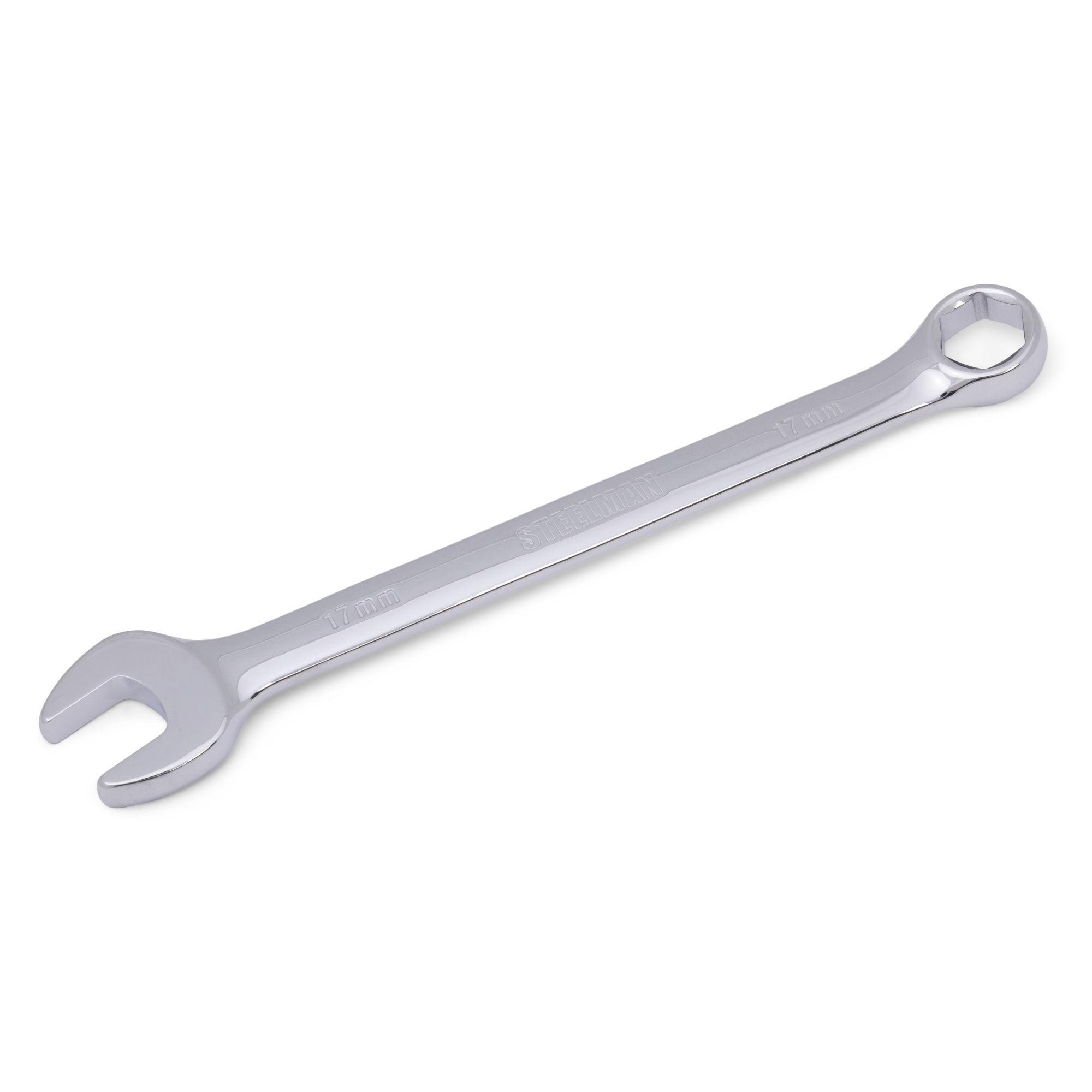 STEELMAN 17mm Combination Wrench with 6-Point Box End, Model# 78342