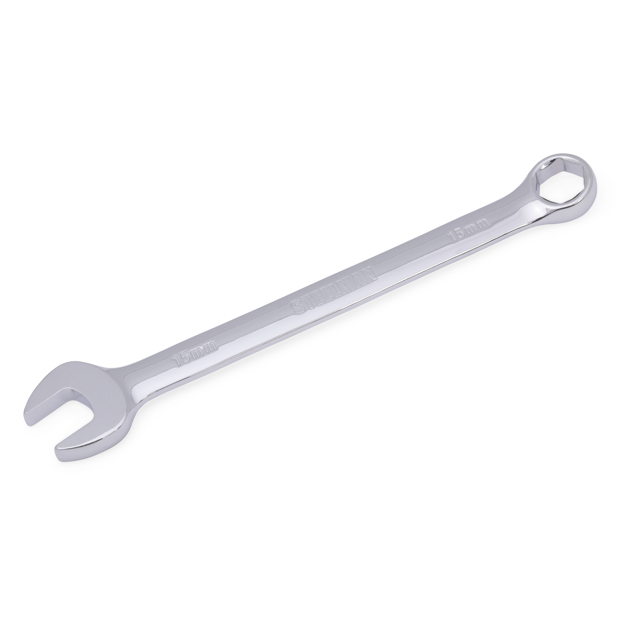 STEELMAN 15mm Combination Wrench with 6-Point Box End, Model# 78340