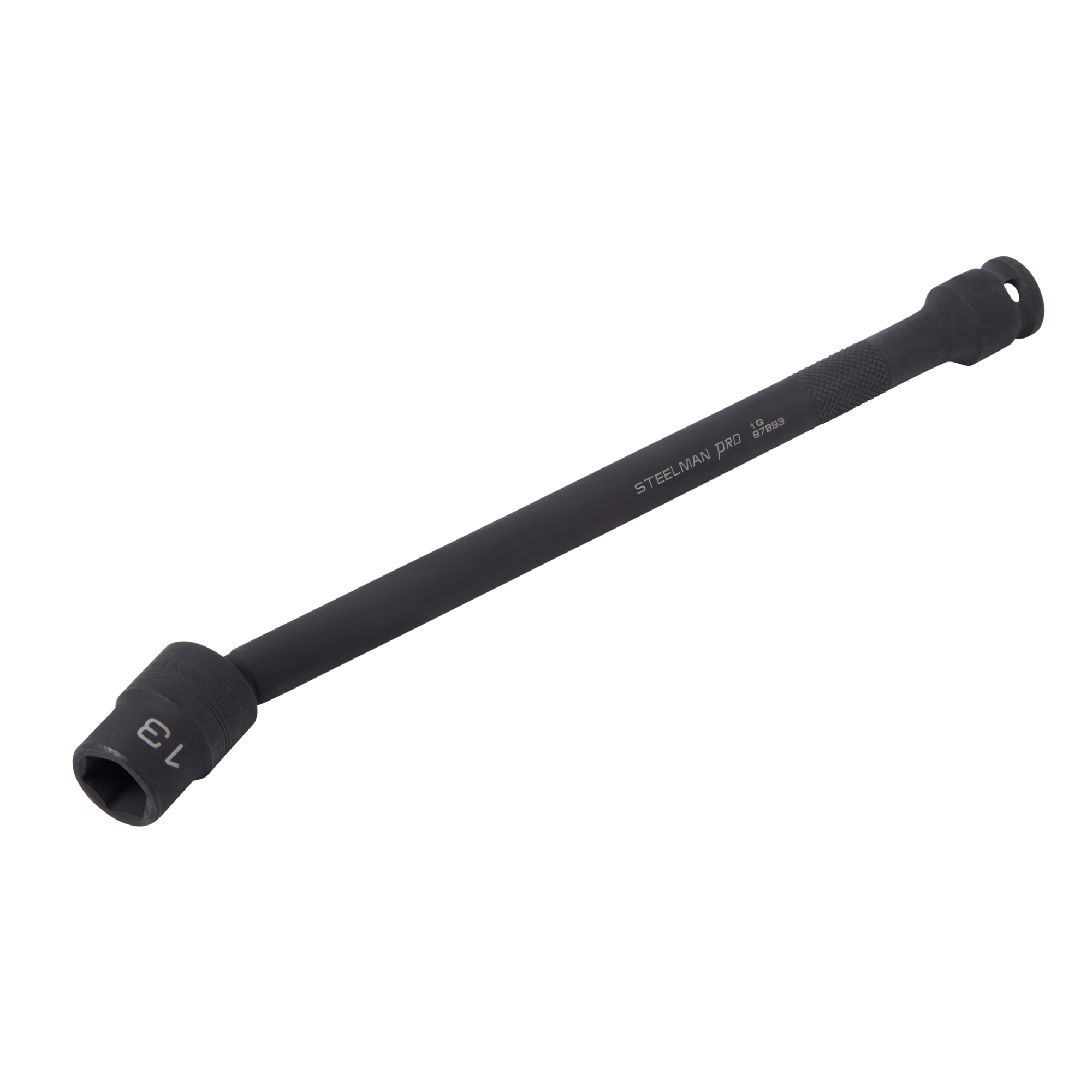 STEELMAN PRO 13mm Swivel Head 3/8-Inch Drive, 9-Inch Extension Impact Socket, Model# 97893
