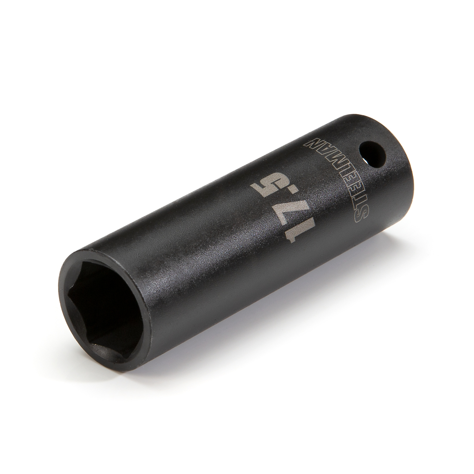 STEELMAN 17.5mm x 1/2-Inch Drive Thin Wall Deep Impact 6-Point Socket, Model# 61020