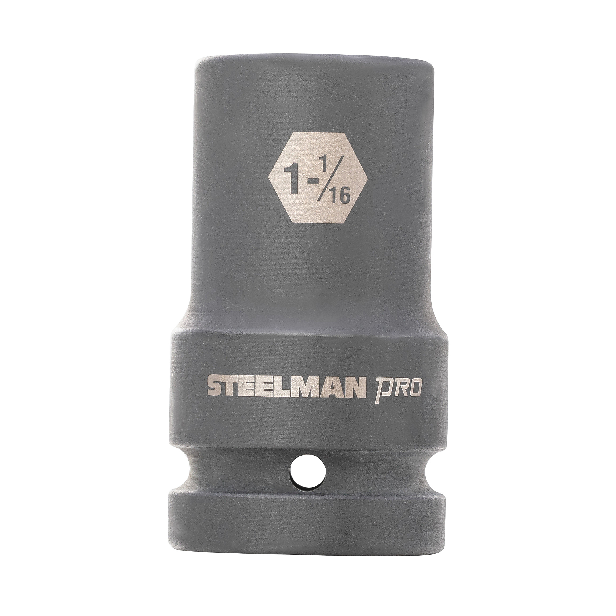 STEELMAN 1-Inch Drive x 1-1/16-Inch 6-Point Deep Impact Socket, Model# 60538
