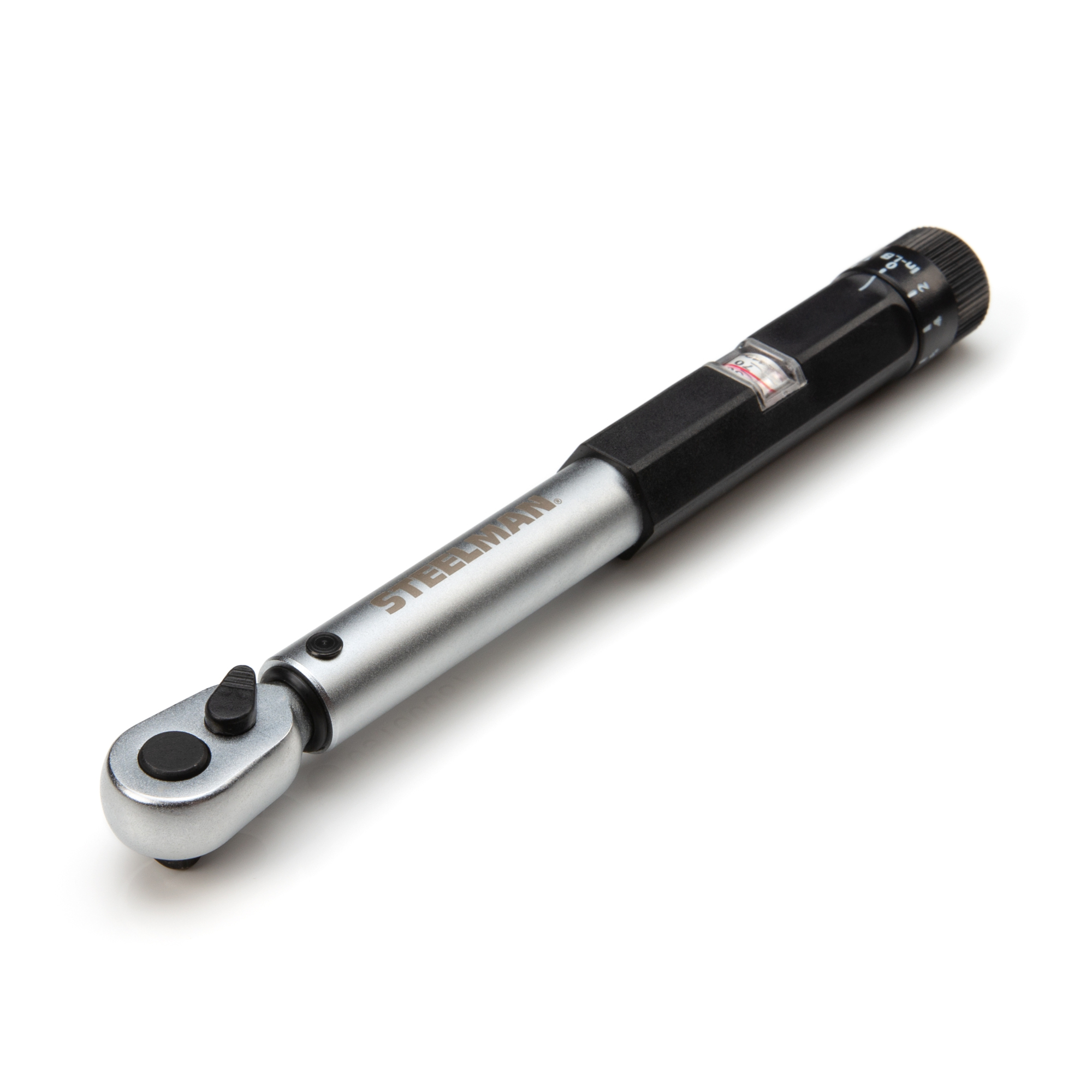 STEELMAN 1/4-Inch Drive Adjustable Torque Wrench, 30-150 Inch-Pounds, Model# 96196-B