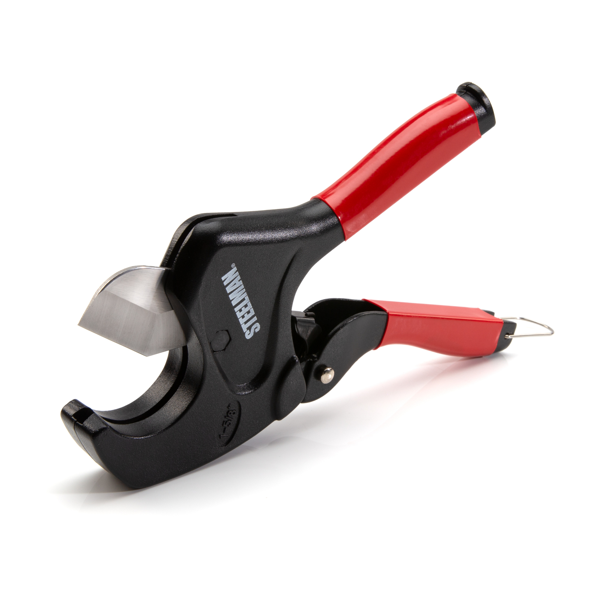 STEELMAN 1-5/8-Inch Jaw Ratcheting PVC and Plastic Pipe Cutters, Model# 42566