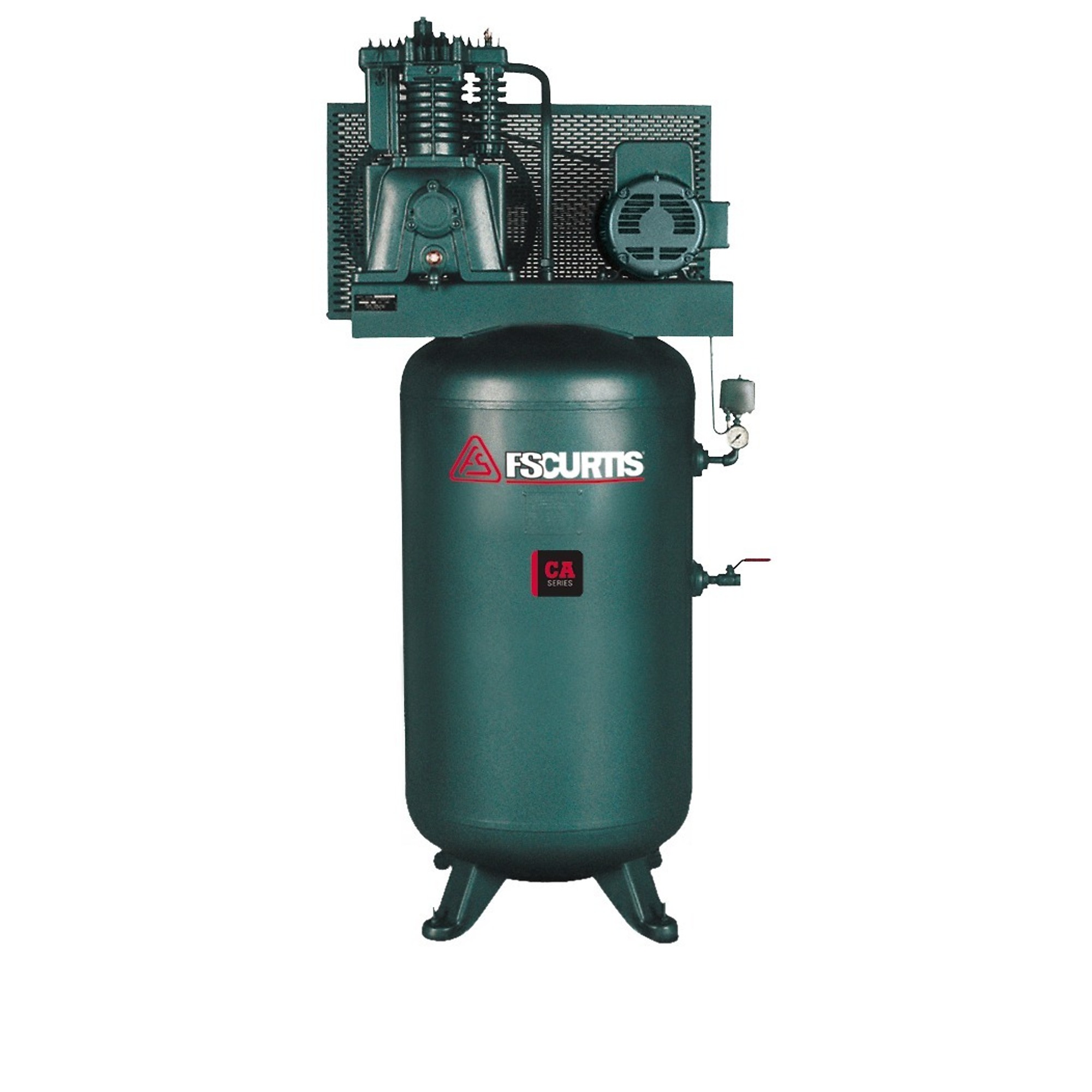 FS-Curtis CA5 UltraPack 3-Phase 230V, 5 HP, 2 Stage Electric Air Compressor, 60 Gallon, 175PSI, 18.5CFM