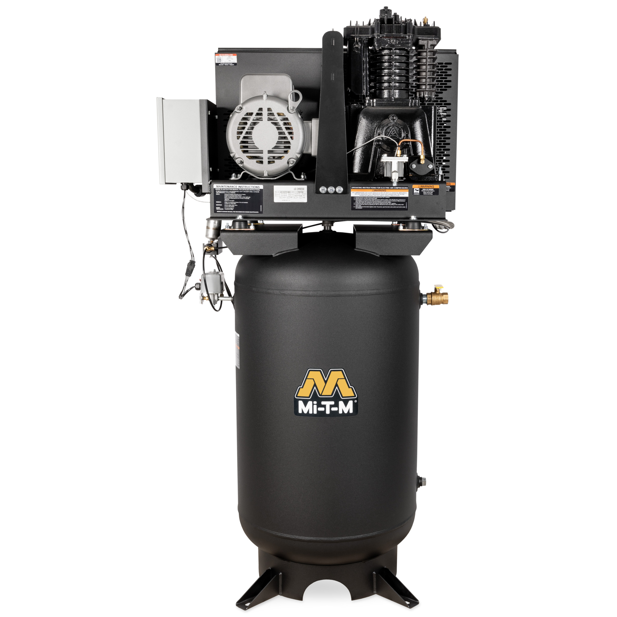 Mi-T-M ACS M Series 7.5 HP Simplex Vertical - 80-Gallon Air Compressor, ACS-23175-80VM