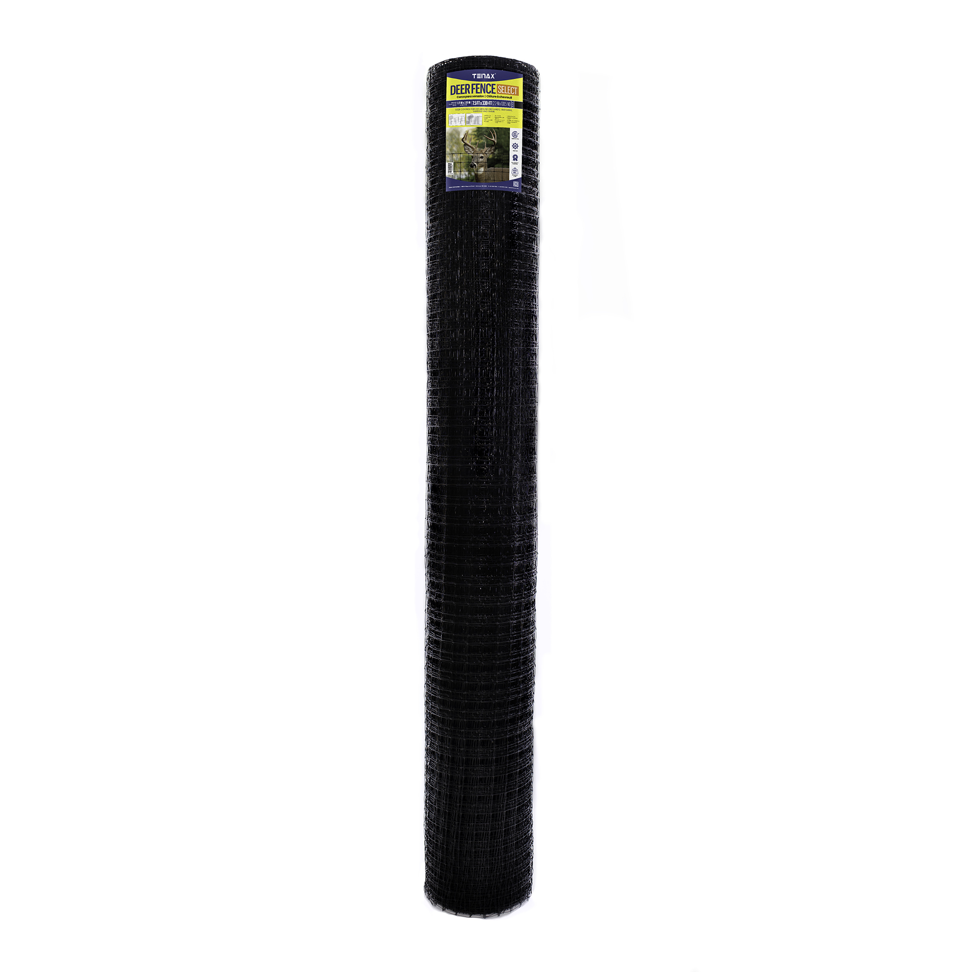 Tenax Deer Fence Select — 7.5ft. x 330ft., Lightweight, 600–650 Lb. Breaking Load, Model# 1A120246