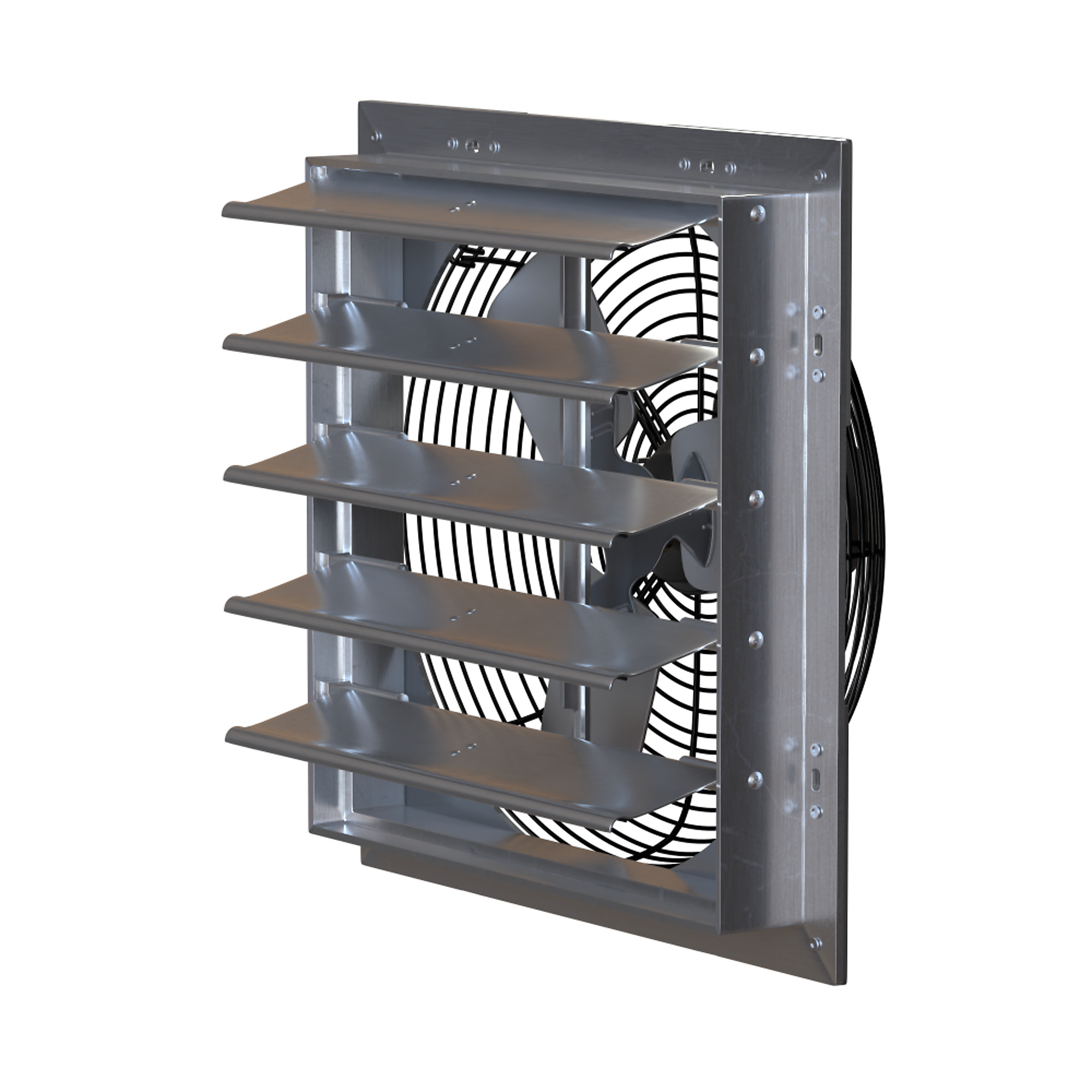 Hessaire 20SF4T90C  20” wall mounted exhaust fan with shutter, 2860 CFM, 3 Speeds, 115v, 9ft Cord