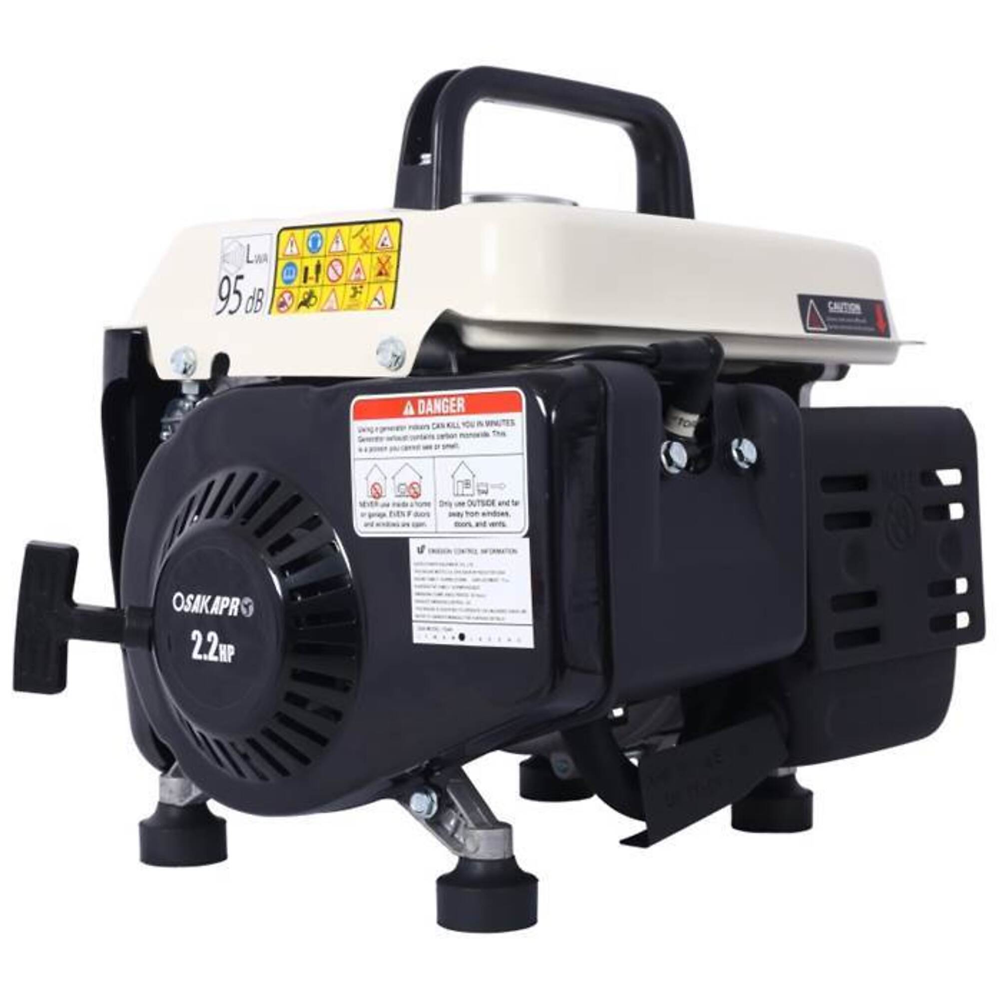 Portable Gas-Powered Generator, 71cc 2-stroke, EPA Compliant, BAC-W465P176459
