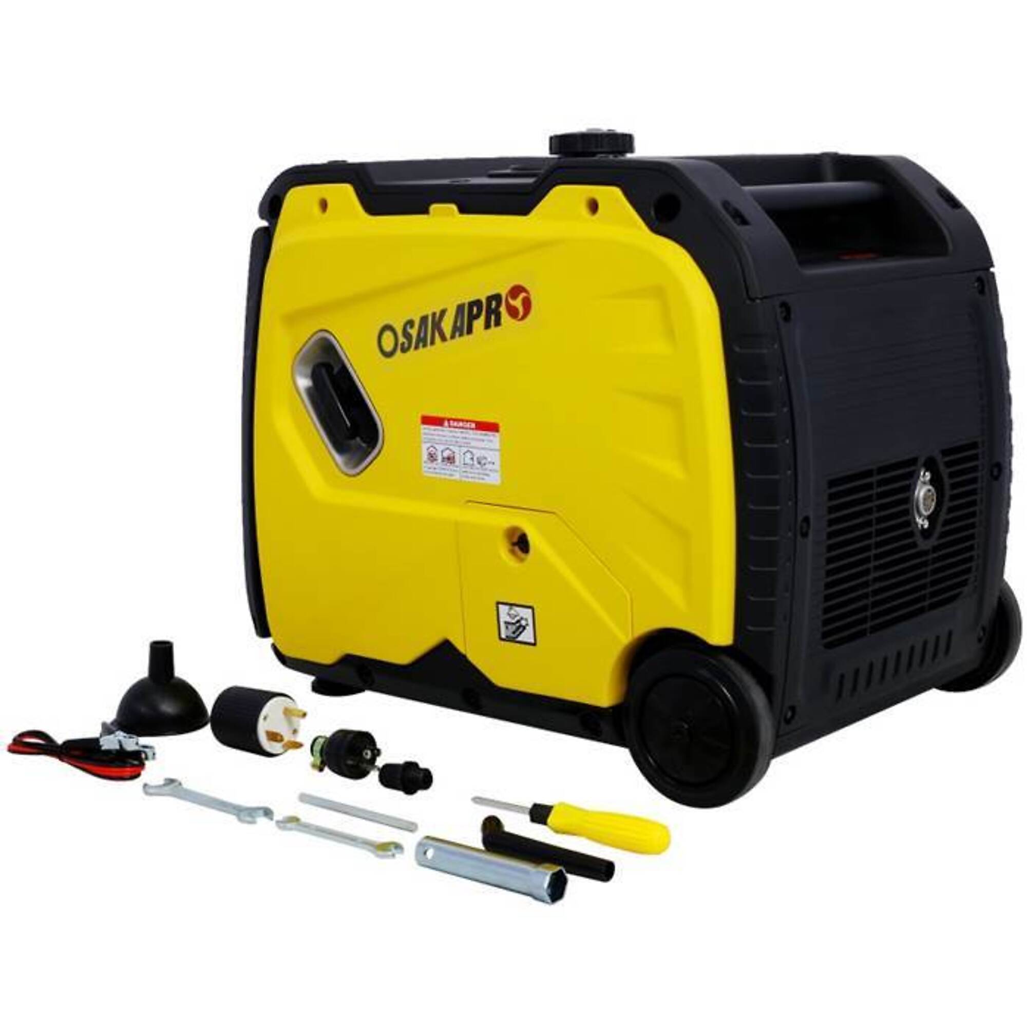 Portable 4-Stroke Inverter Generator 4500w, 212cc, CARB EPA compliant, BAC-W46560432