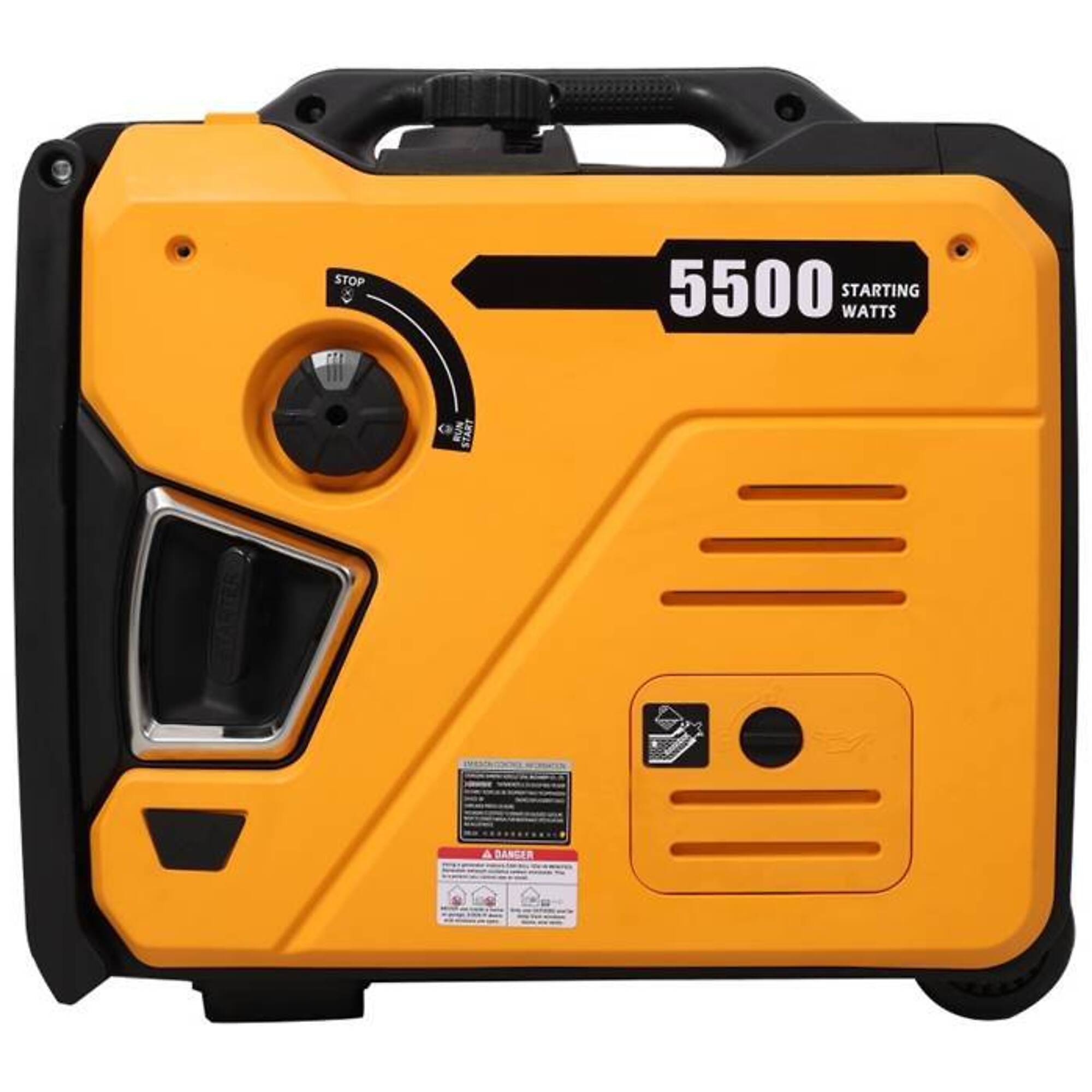 Portable 4-Stroke Inverter Generator w/Electric and Remote Start, 5.5KW, 224cc, EPA compliant, orange, BAC-W465P236920